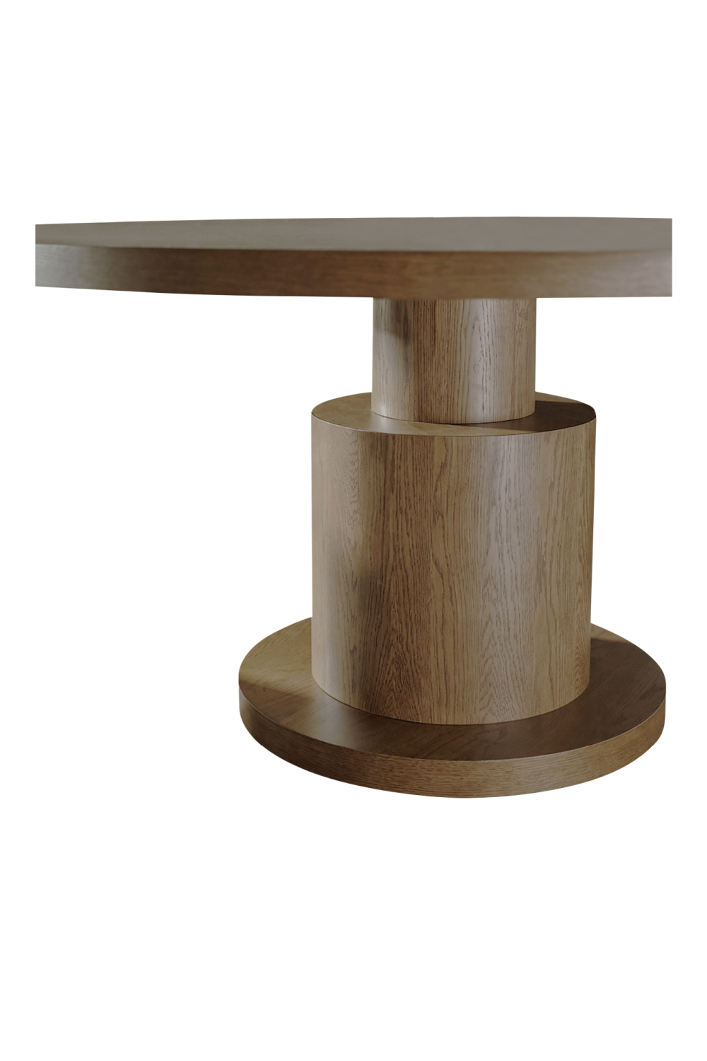 Modern European furniture - Round Oak Dining Table - www.oroa.com
