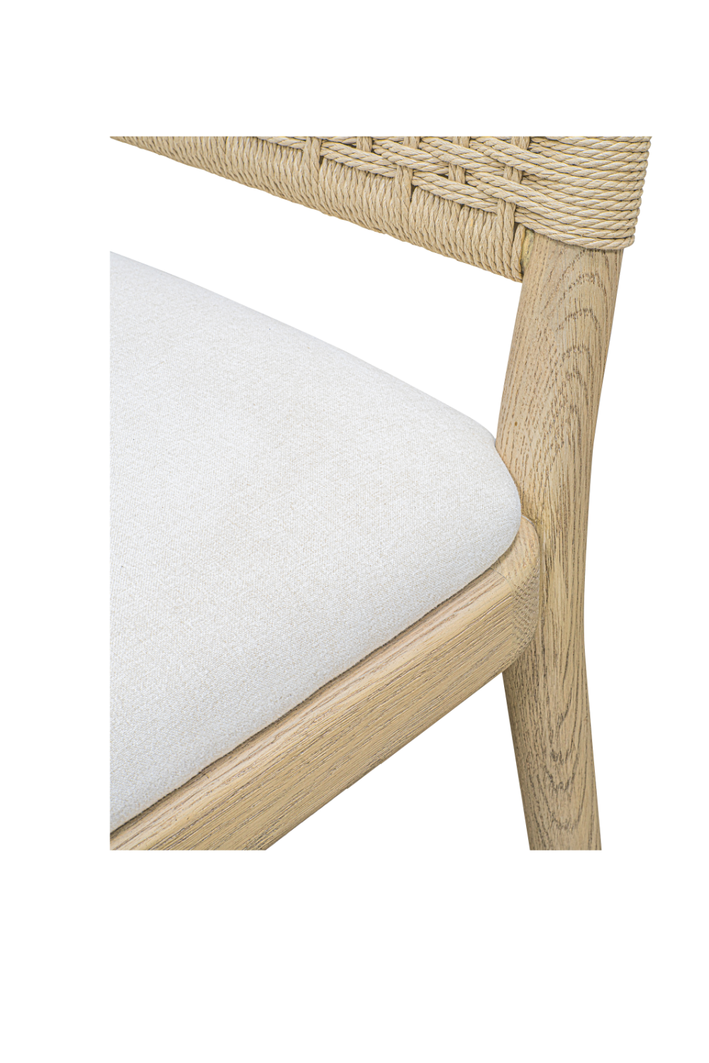 Modern European furniture - Handwoven Back Counter Stool - www.oroa.com