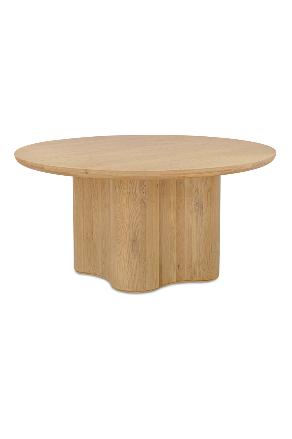 Modern European furniture - Natural Oak Veneer Dining Table - www.oroa.com