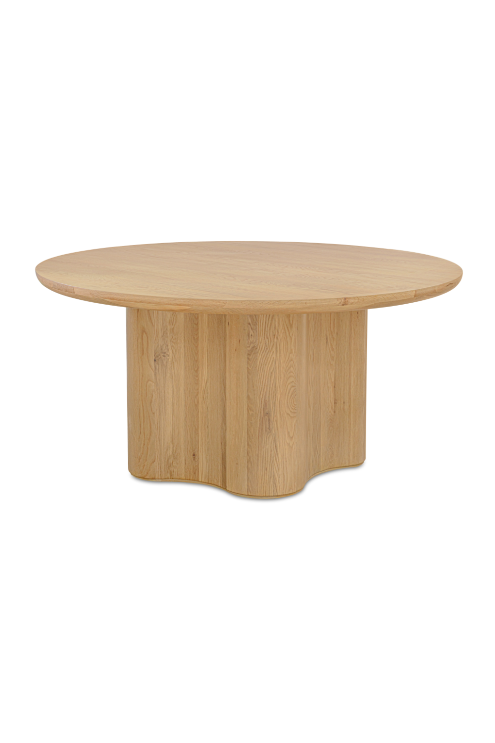 Modern European furniture - Natural Oak Veneer Dining Table - www.oroa.com