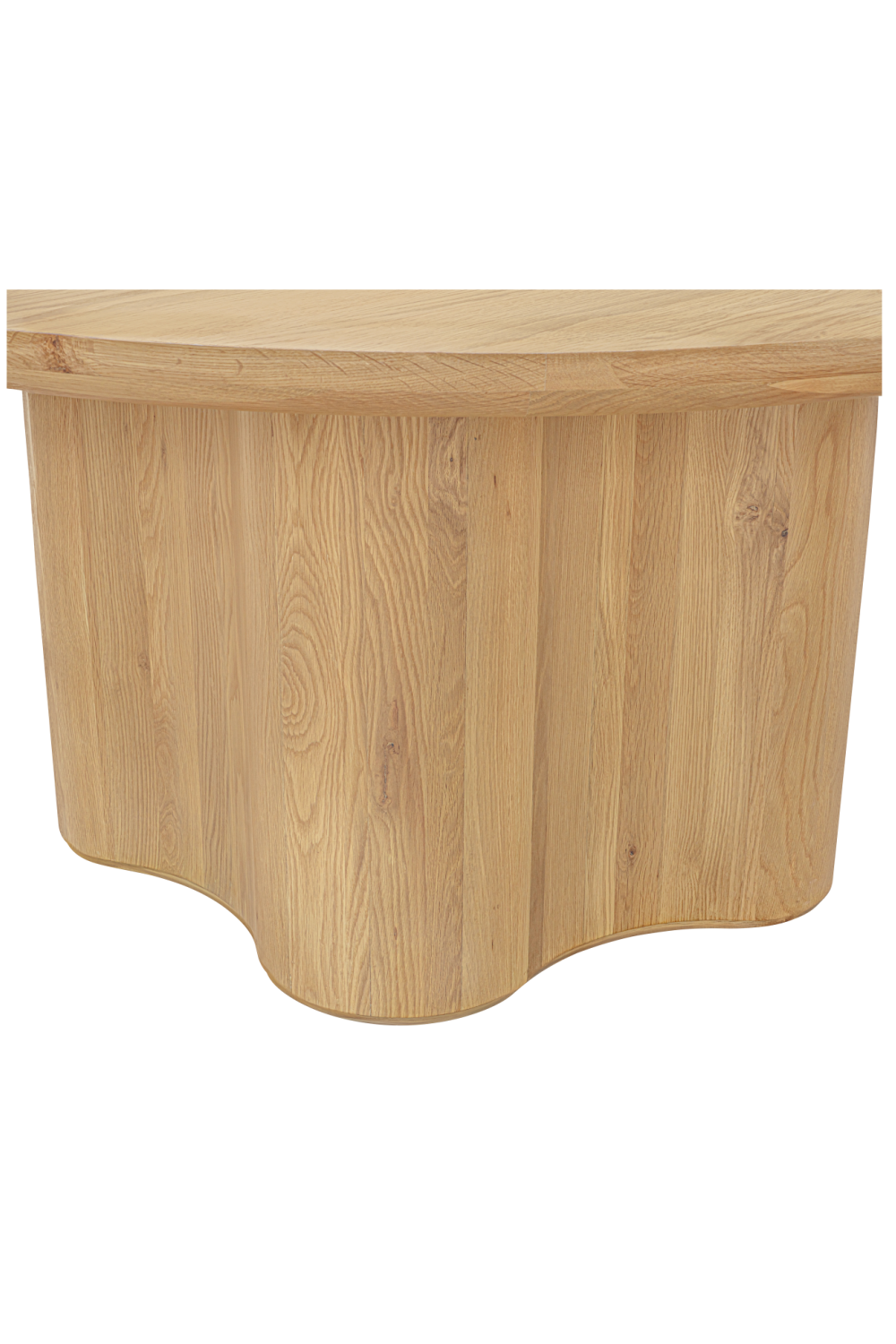 Modern European furniture - Natural Oak Veneer Dining Table - www.oroa.com