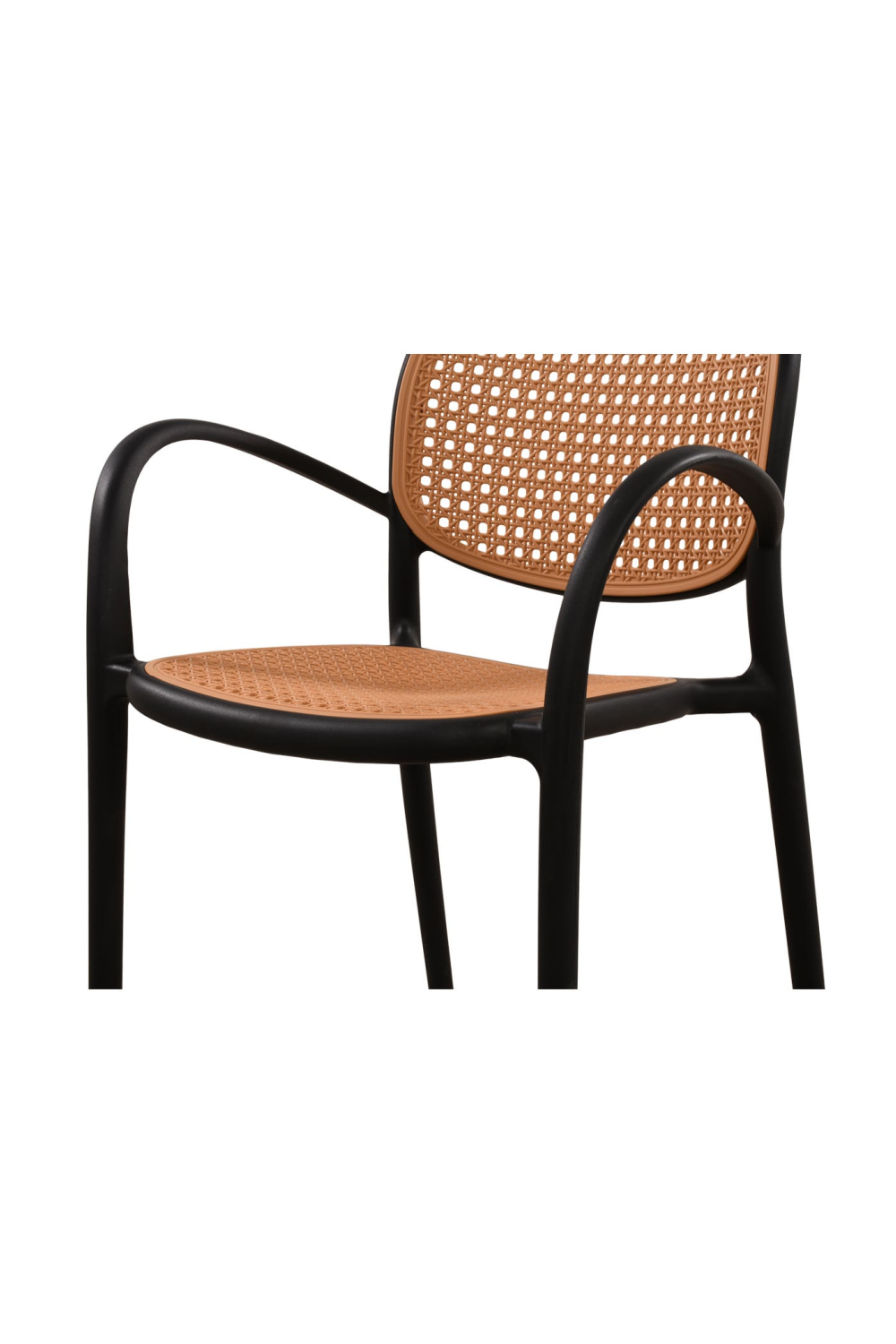 Modern European furniture - Woven Design Outdoor Dining Chairs (2) - www.oroa.com