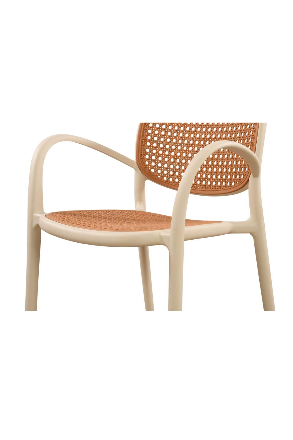 Modern European furniture - Woven Design Outdoor Dining Chairs (2) - www.oroa.com