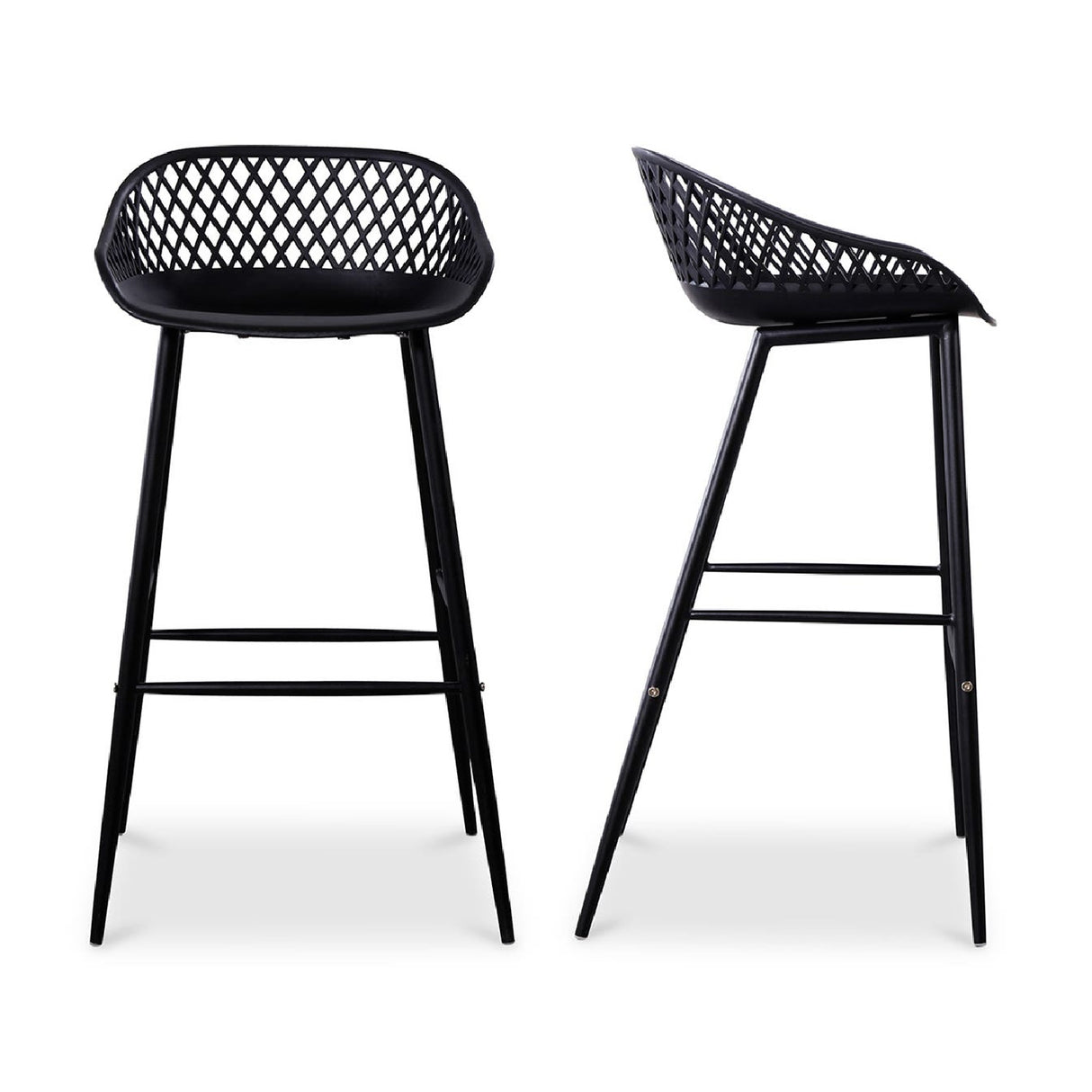 Modern European furniture - Molded Indoor/Outdoor Bar Stools (2) - www.oroa.com | Oroa.com