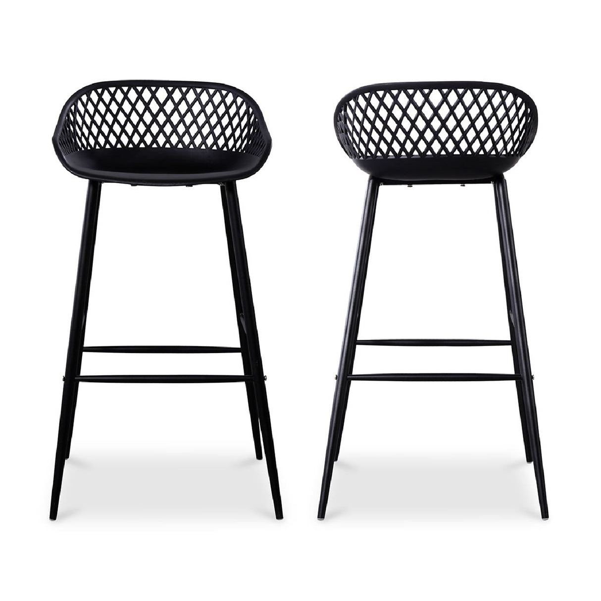 Modern European furniture - Molded Indoor/Outdoor Bar Stools (2) - www.oroa.com | Oroa.com
