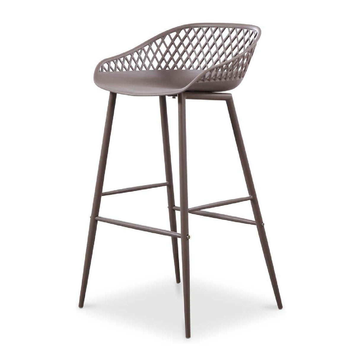 Modern European furniture - Molded Indoor/Outdoor Bar Stools (2) - www.oroa.com | Oroa.com