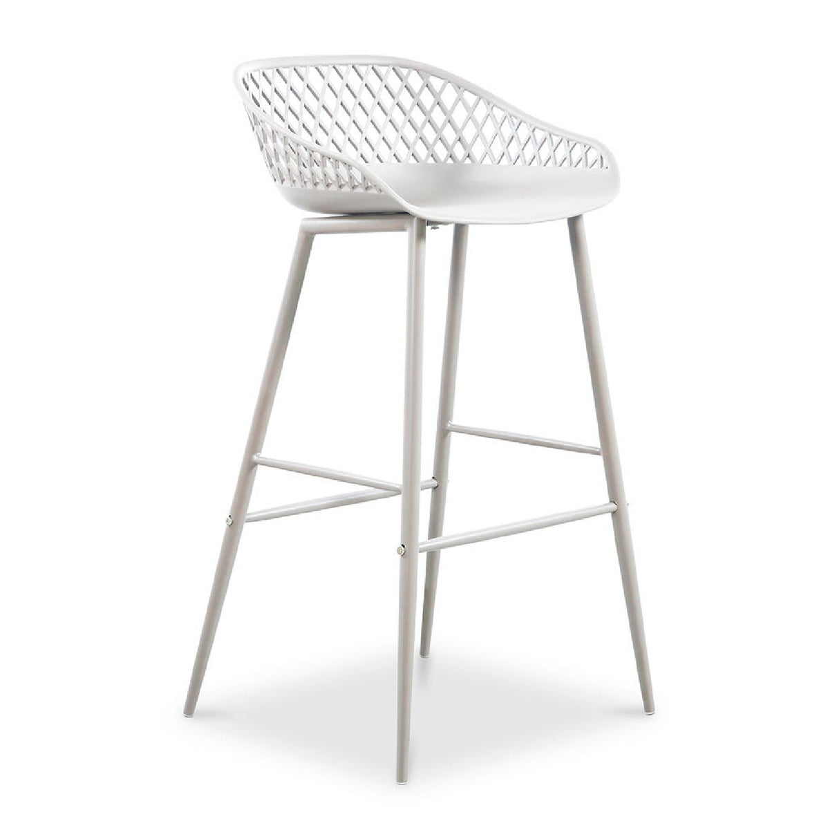 Modern European furniture - Molded Indoor/Outdoor Bar Stools (2) - www.oroa.com | Oroa.com
