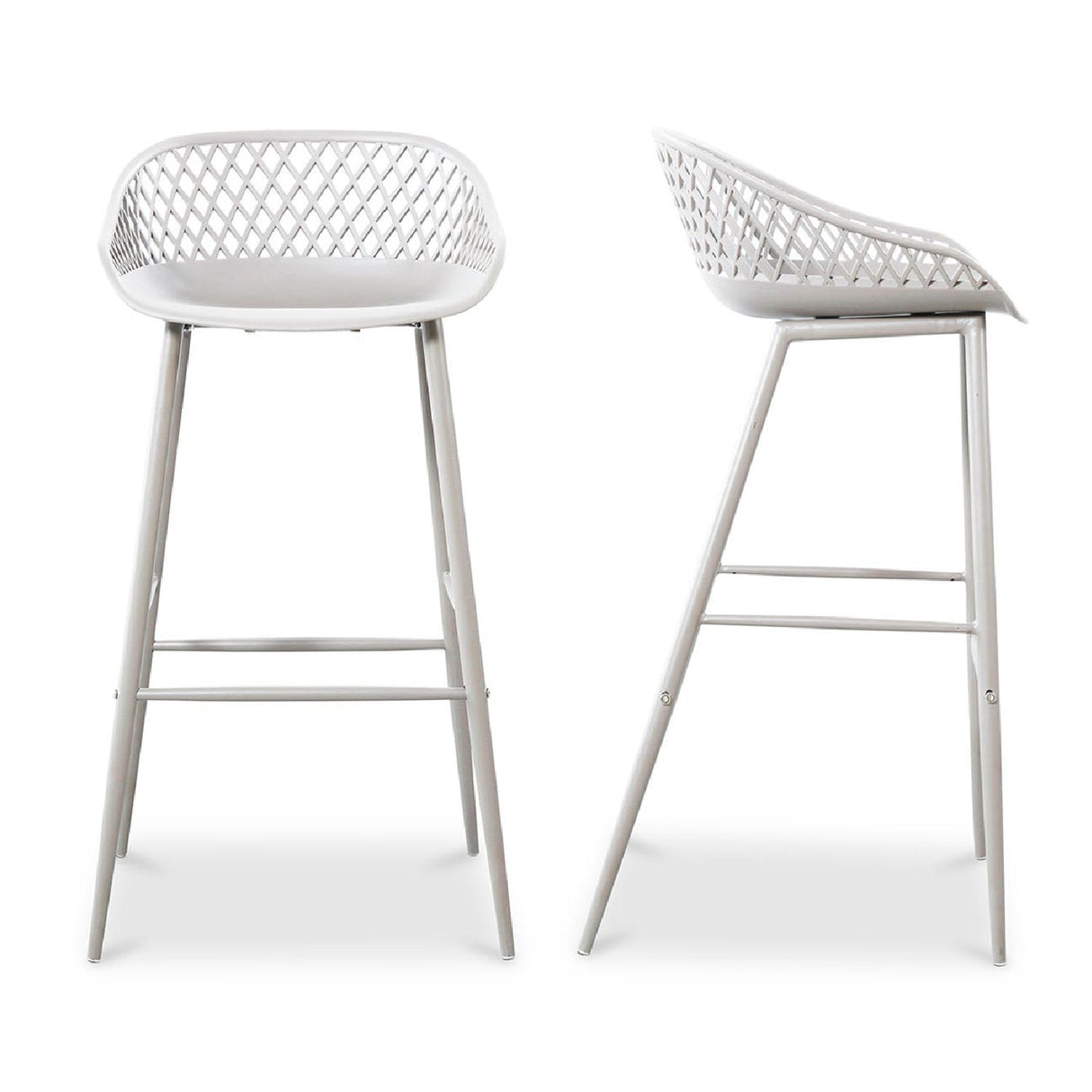 Modern European furniture - Molded Indoor/Outdoor Bar Stools (2) - www.oroa.com