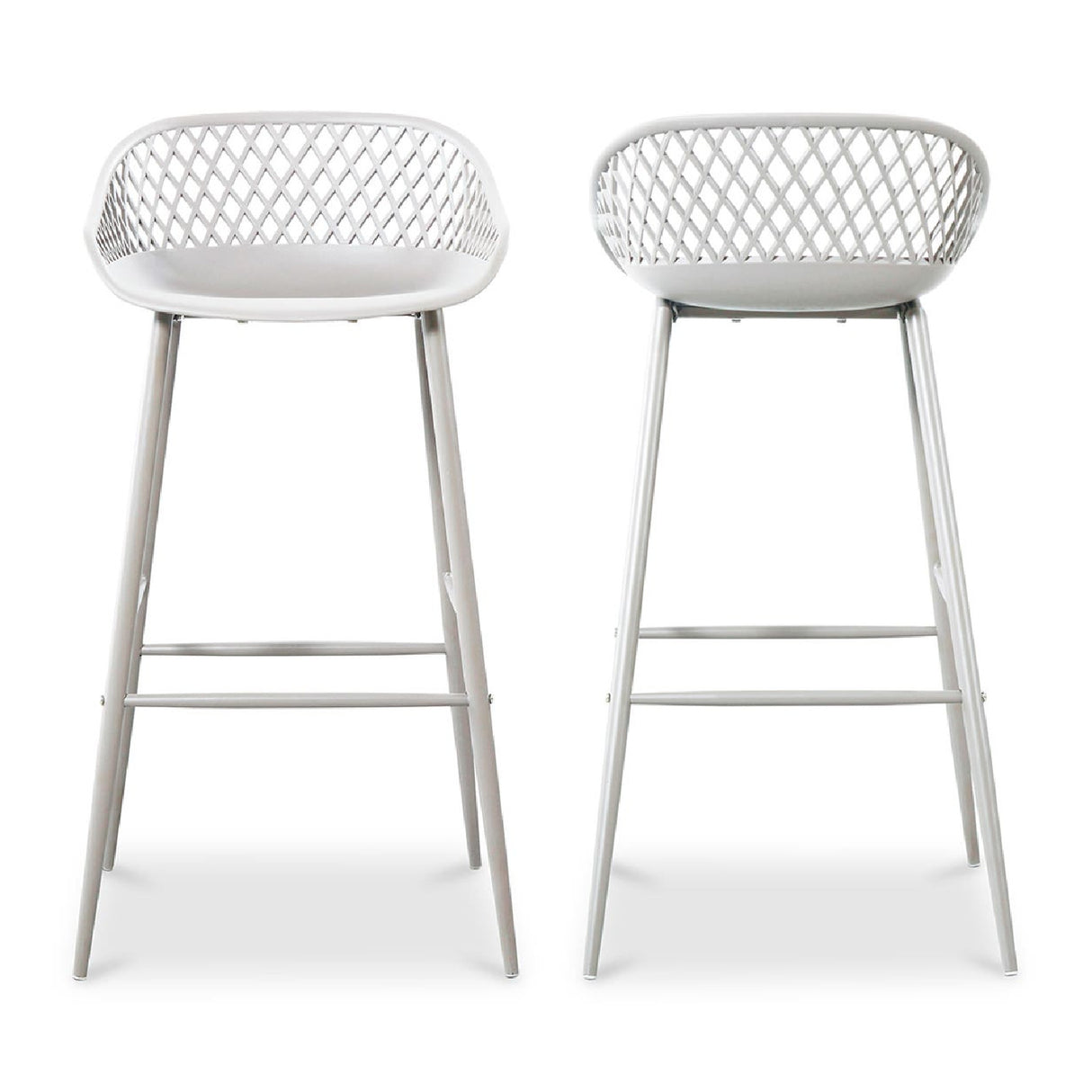 Modern European furniture - Molded Indoor/Outdoor Bar Stools (2) - www.oroa.com | Oroa.com
