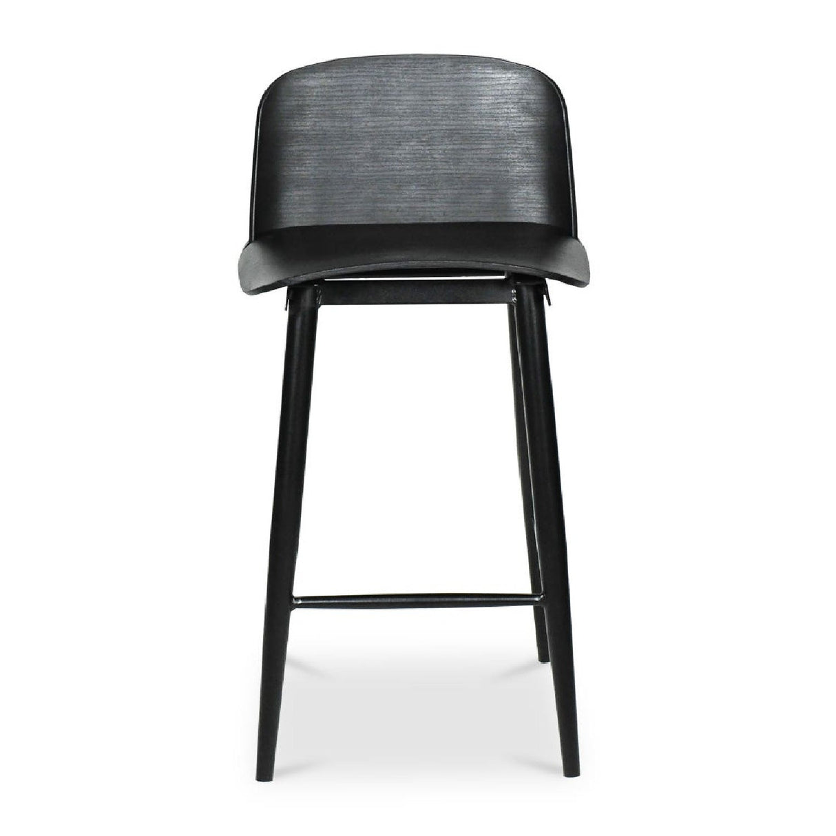 Modern European furniture - Black Indoor/Outdoor Counter Stools (2) - www.oroa.com