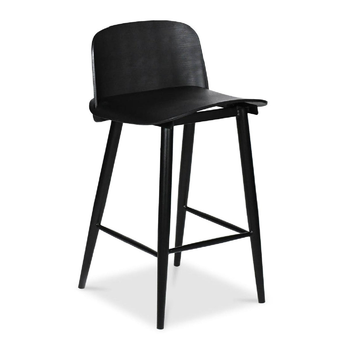 Modern European furniture - Black Indoor/Outdoor Counter Stools (2) - www.oroa.com