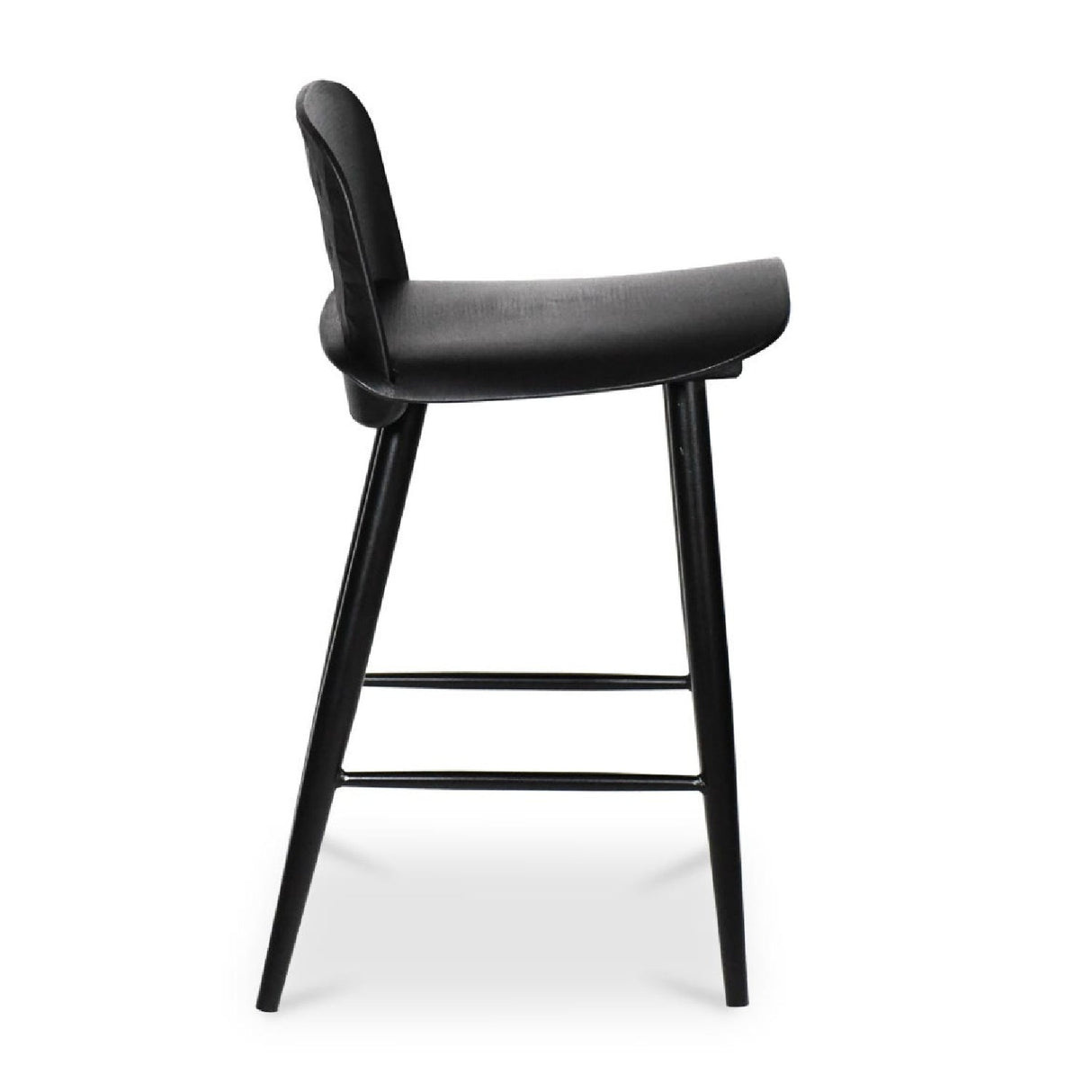 Modern European furniture - Black Indoor/Outdoor Counter Stools (2) - www.oroa.com