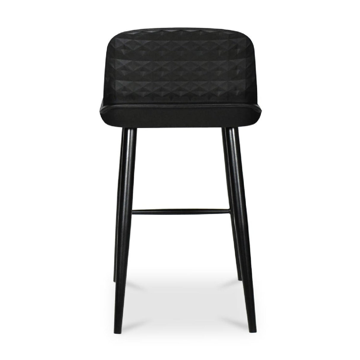 Modern European furniture - Black Indoor/Outdoor Counter Stools (2) - www.oroa.com