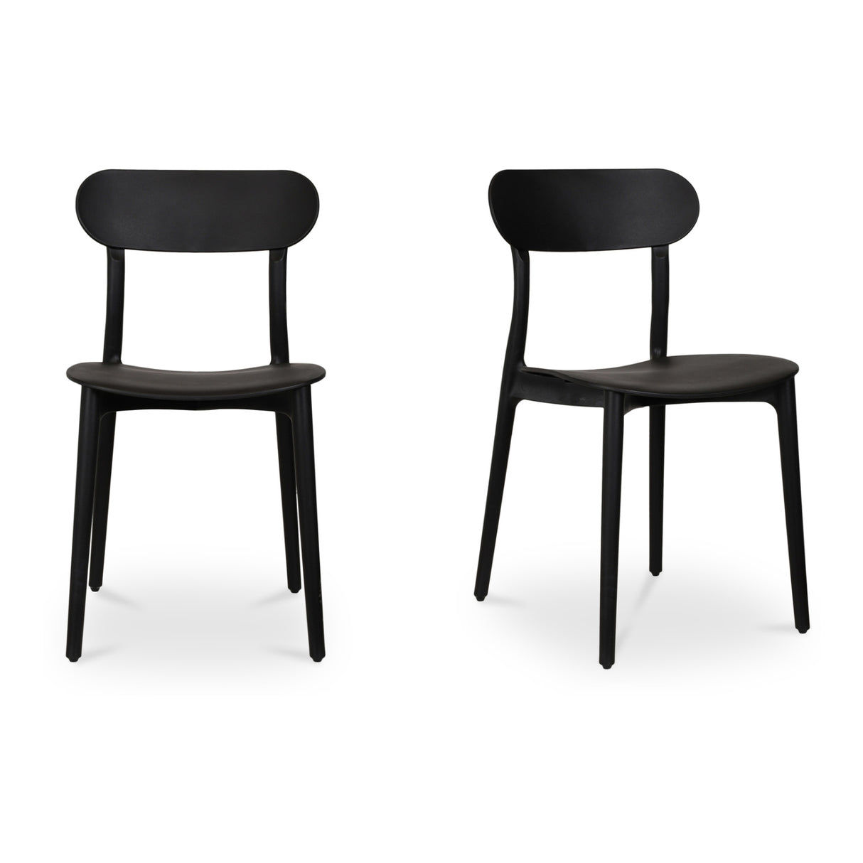 Modern European furniture - Open-Back Indoor/Outdoor Dining Chairs (2) - www.oroa.com