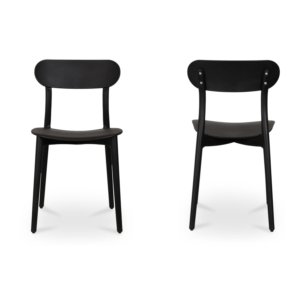 Modern European furniture - Open-Back Indoor/Outdoor Dining Chairs (2) - www.oroa.com