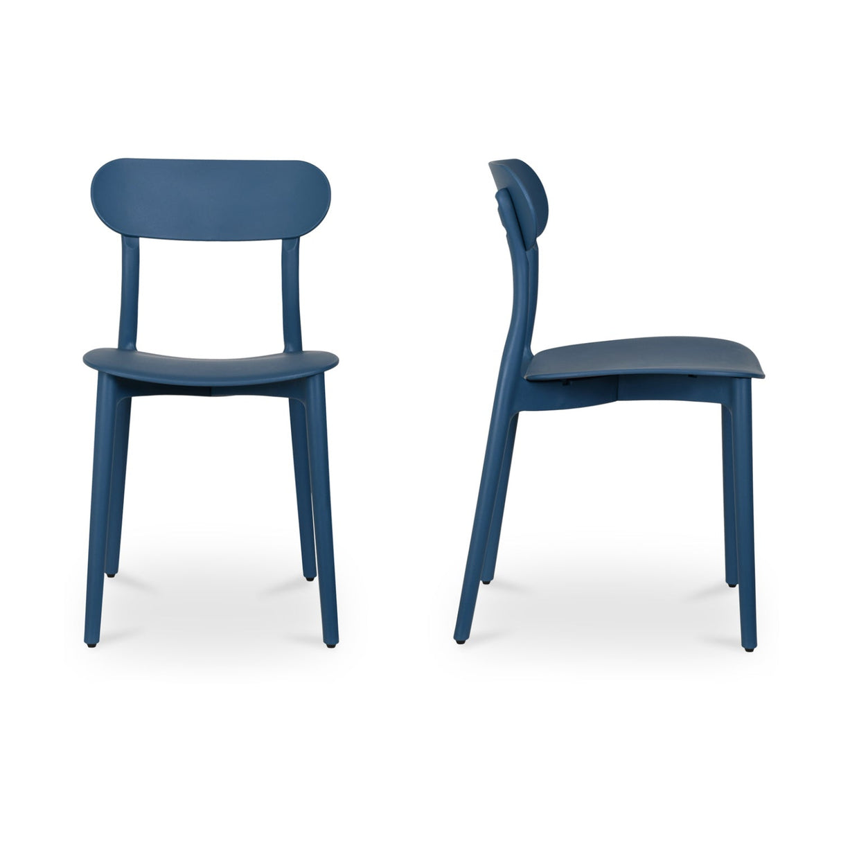 Modern European furniture - Open-Back Indoor/Outdoor Dining Chairs (2) - www.oroa.com