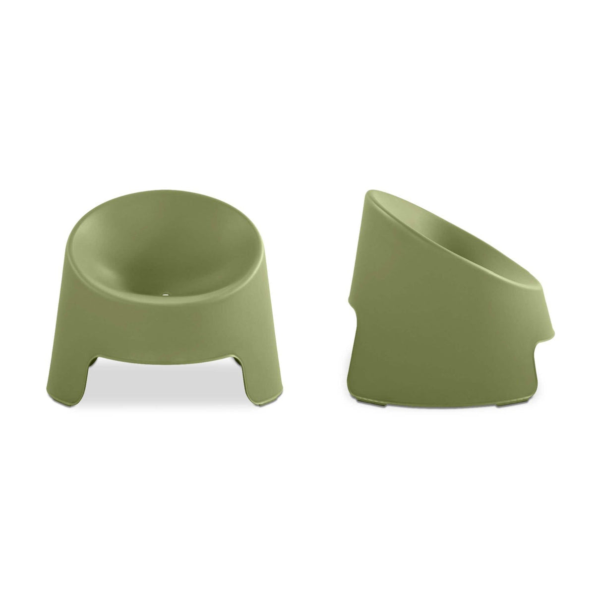 Modern or European furniture - Round Outdoor Accent Chairs (2) - www.oroa.com