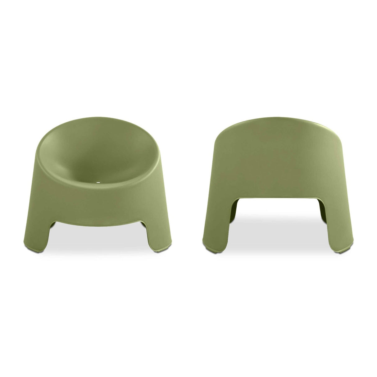 Modern or European furniture - Round Outdoor Accent Chairs (2) - www.oroa.com