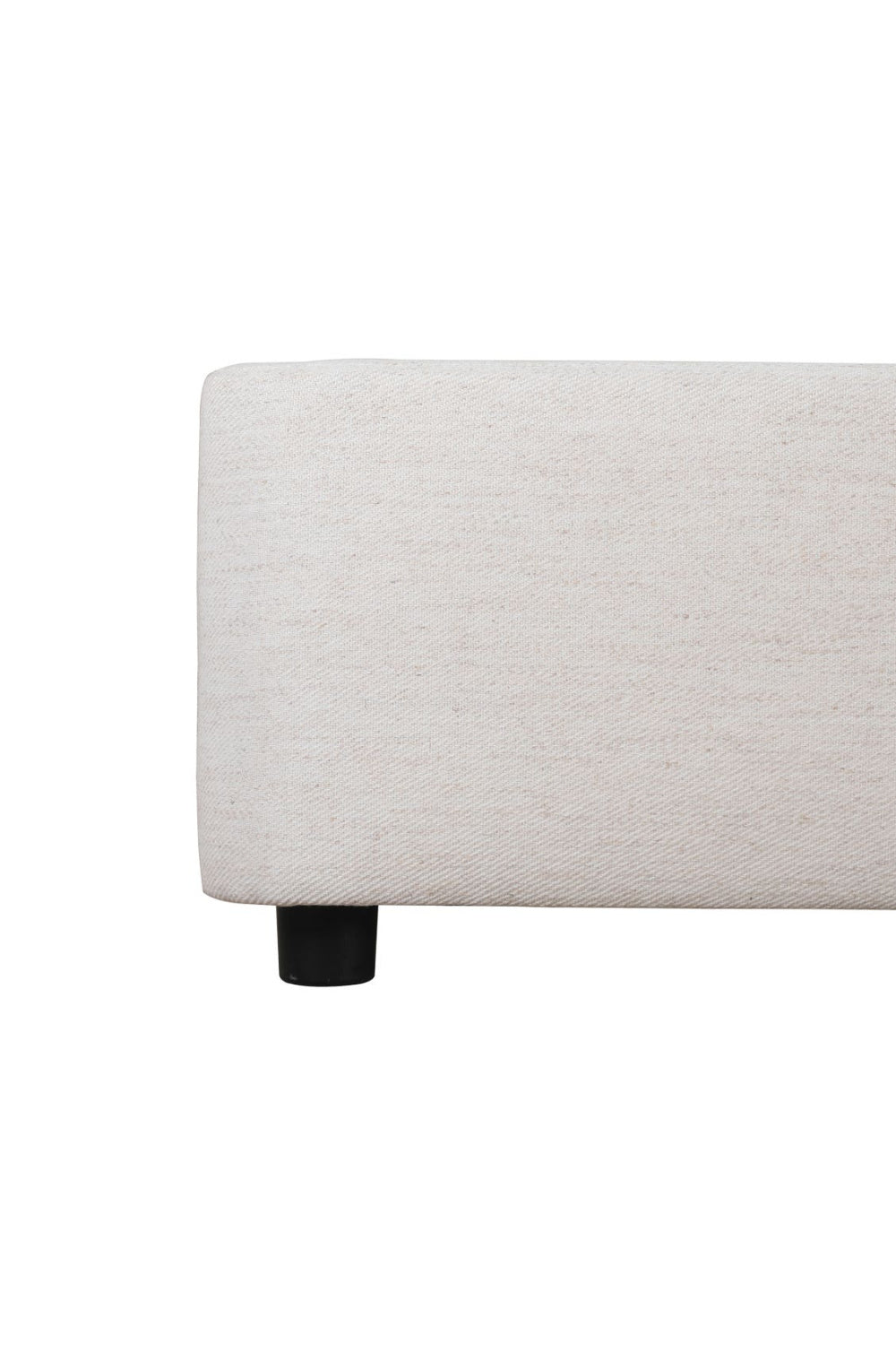 Modern European furniture - White Linen Queen Bed - www.oroa.com