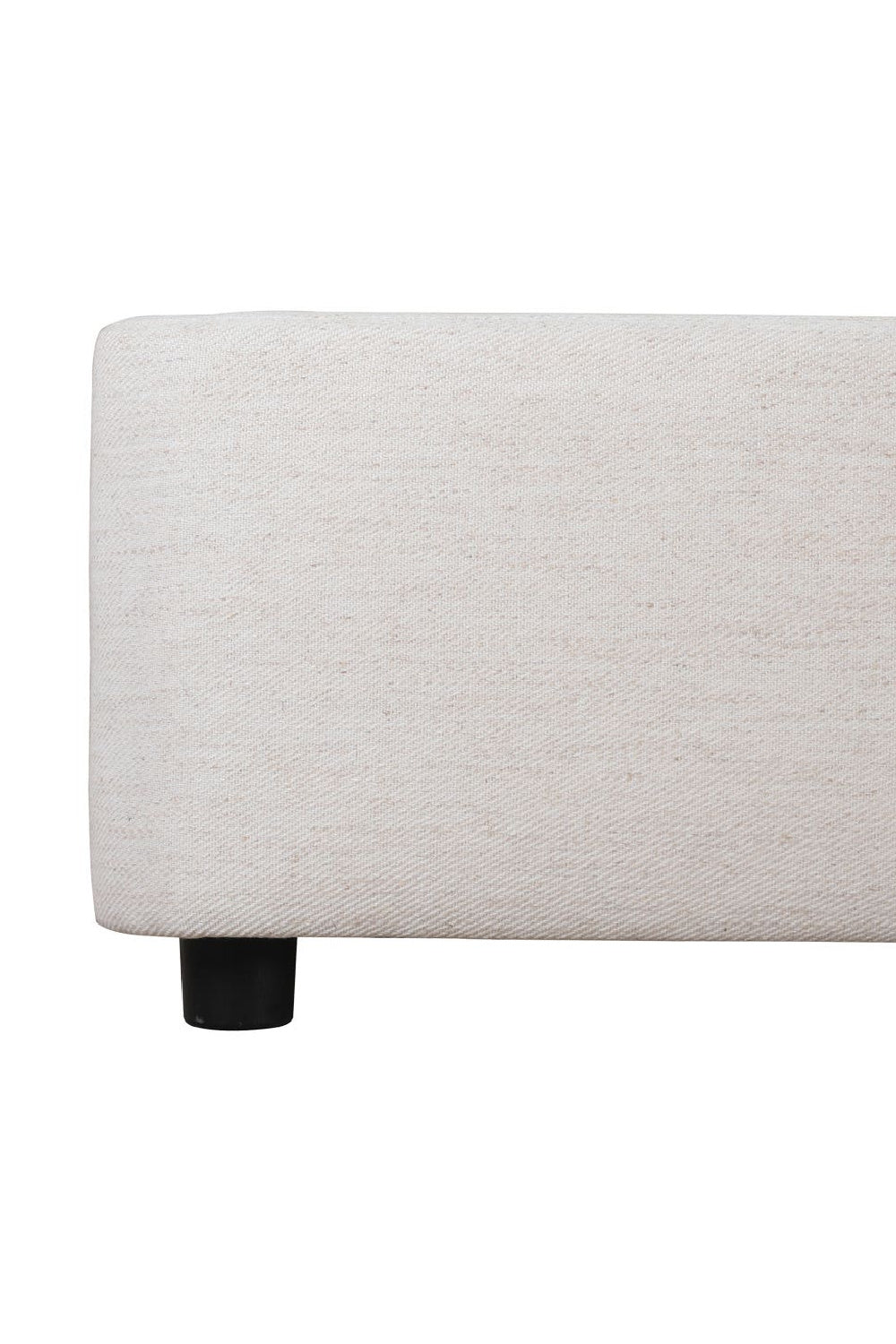 Modern European furniture - White Linen King Bed - www.oroa.com