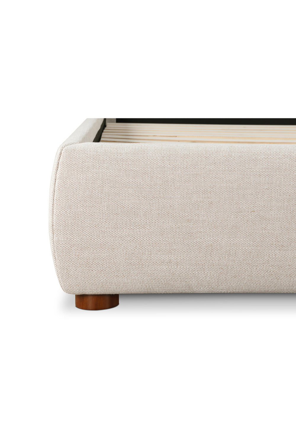 Modern European furniture - Beige Linen Blend Bed - www.oroa.com
