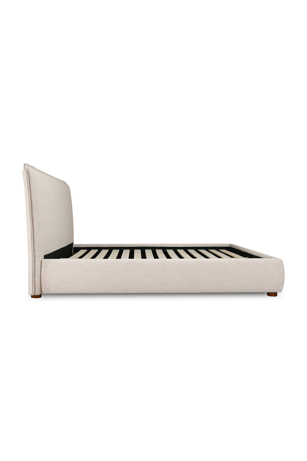 Modern European furniture - Beige Linen Blend Bed - www.oroa.com