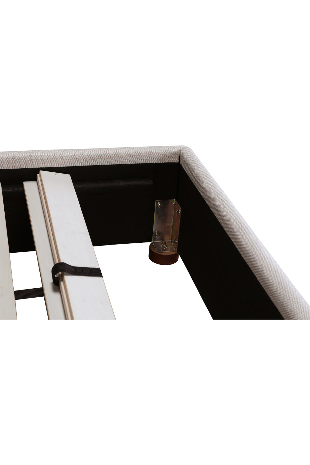Modern European furniture - Beige Linen Blend Bed - www.oroa.com