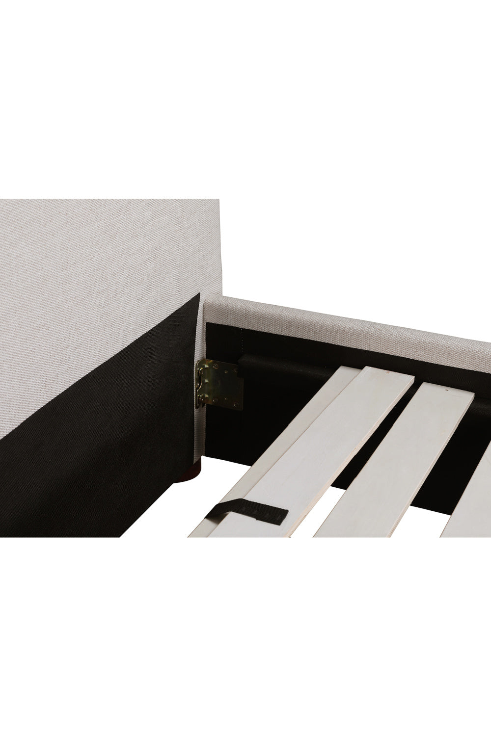 Modern European furniture - Beige Linen Blend Bed - www.oroa.com
