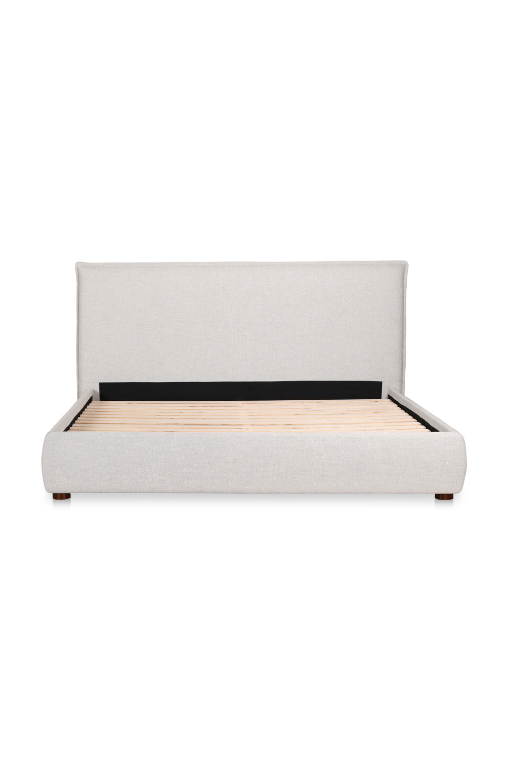 Modern European furniture - Gray Linen Blend Bed - www.oroa.com