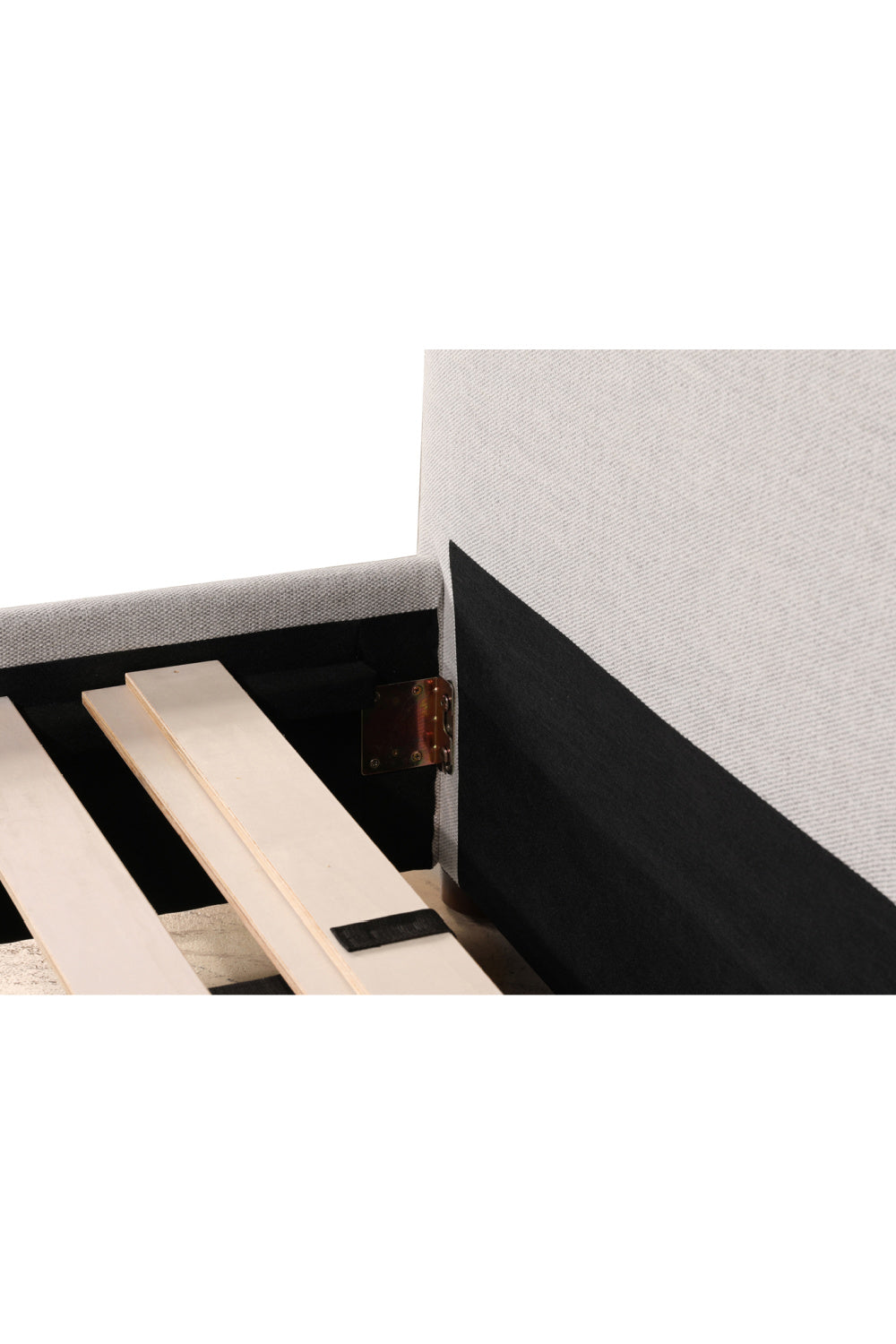 Modern European furniture - Gray Linen Blend Bed - www.oroa.com