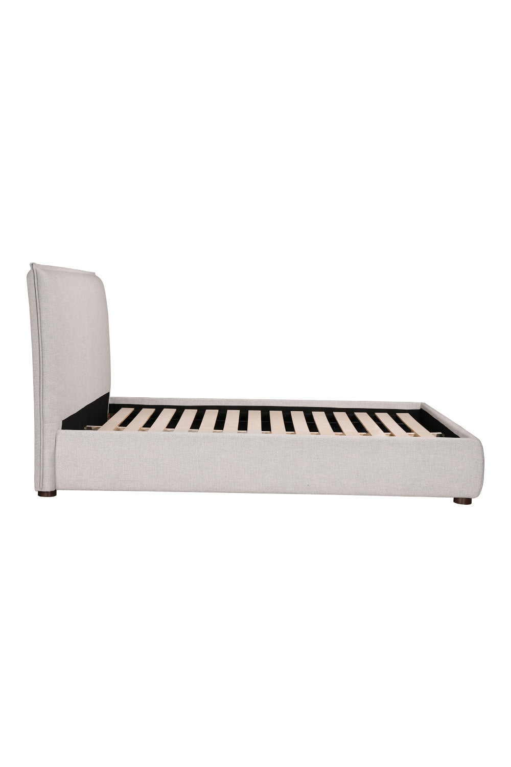 Modern European furniture - Gray Linen Blend Bed - www.oroa.com
