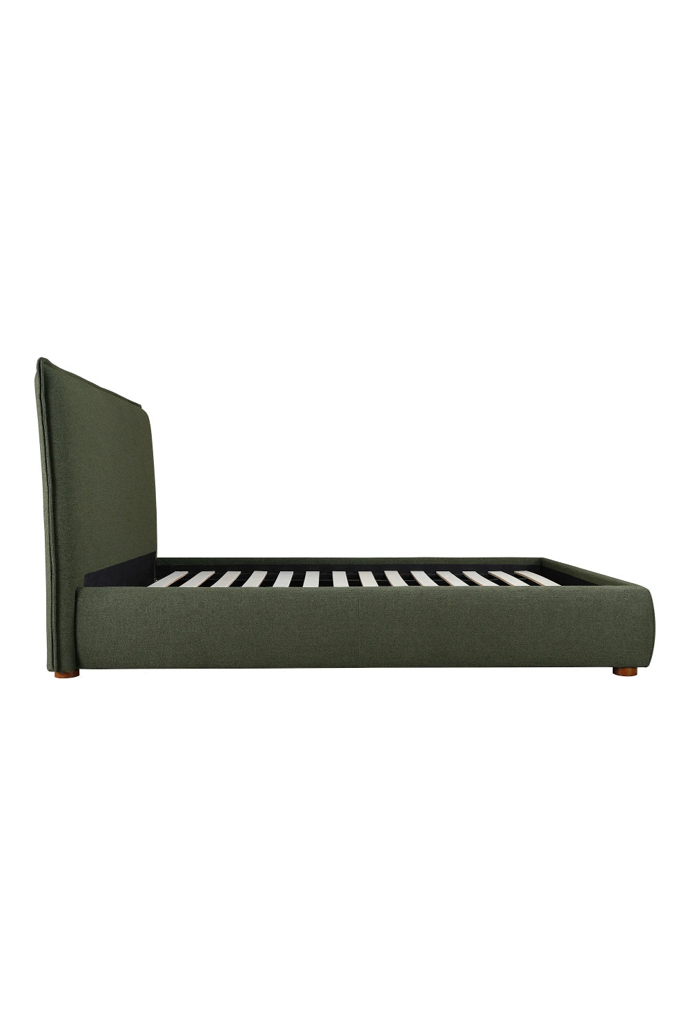 Modern European furniture - Green Linen Blend King Bed - www.oroa.com
