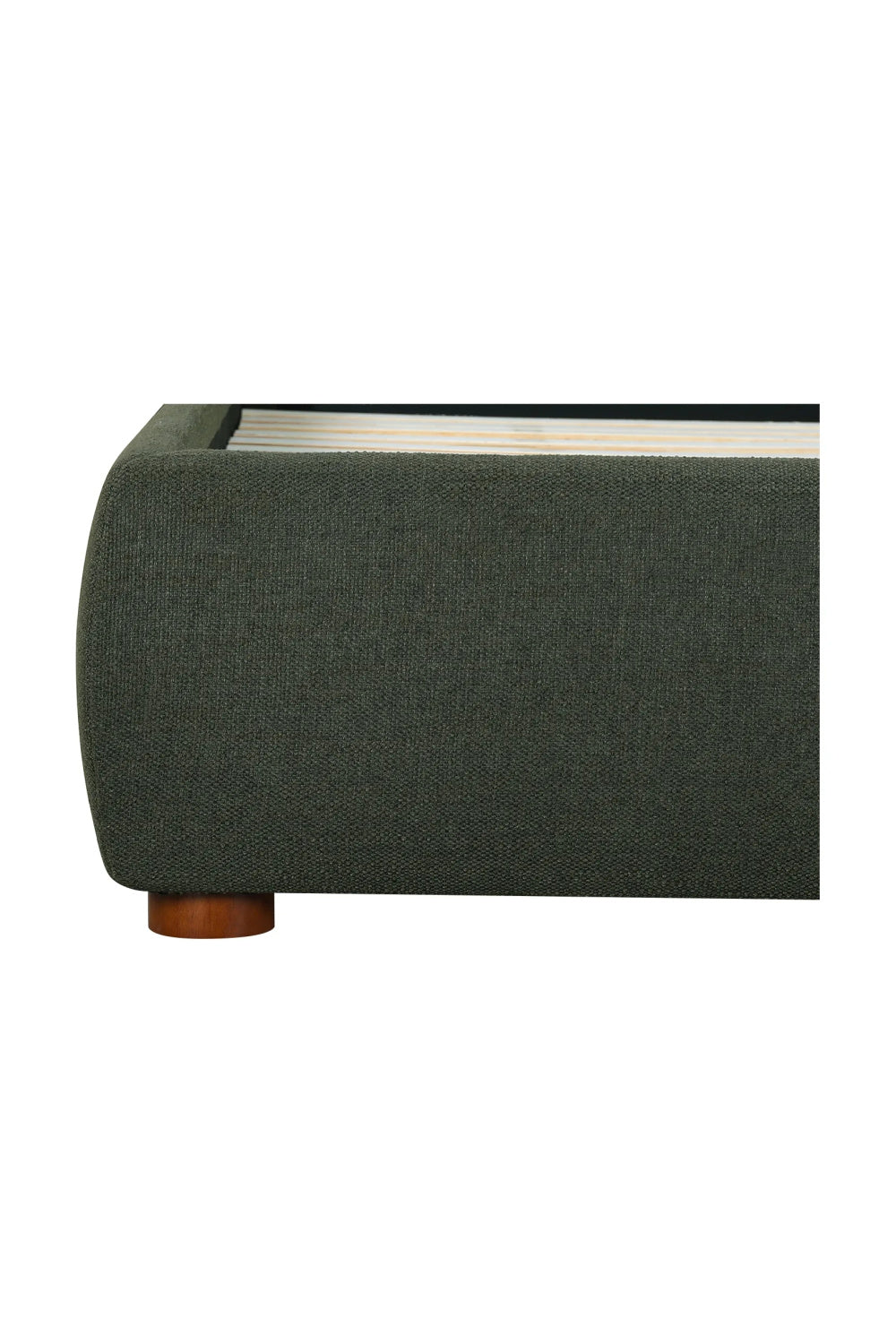 Modern European furniture - Green Linen Blend King Bed - www.oroa.com