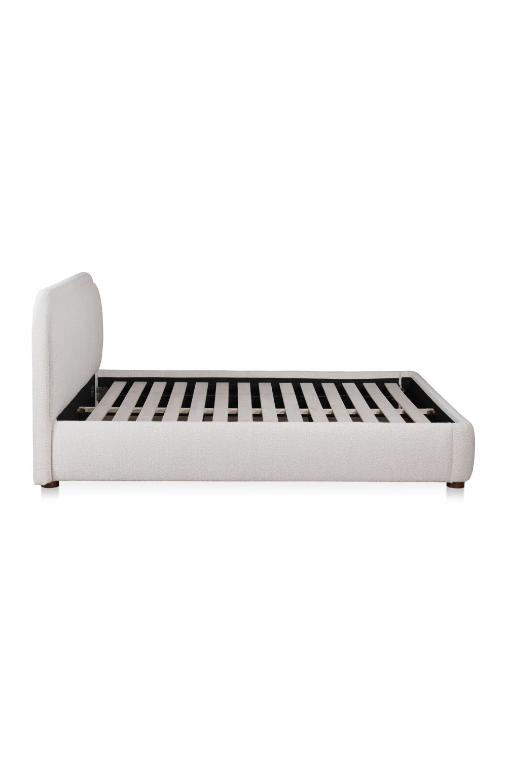 Modern European furniture - Cream Velvet King Bed - www.oroa.com