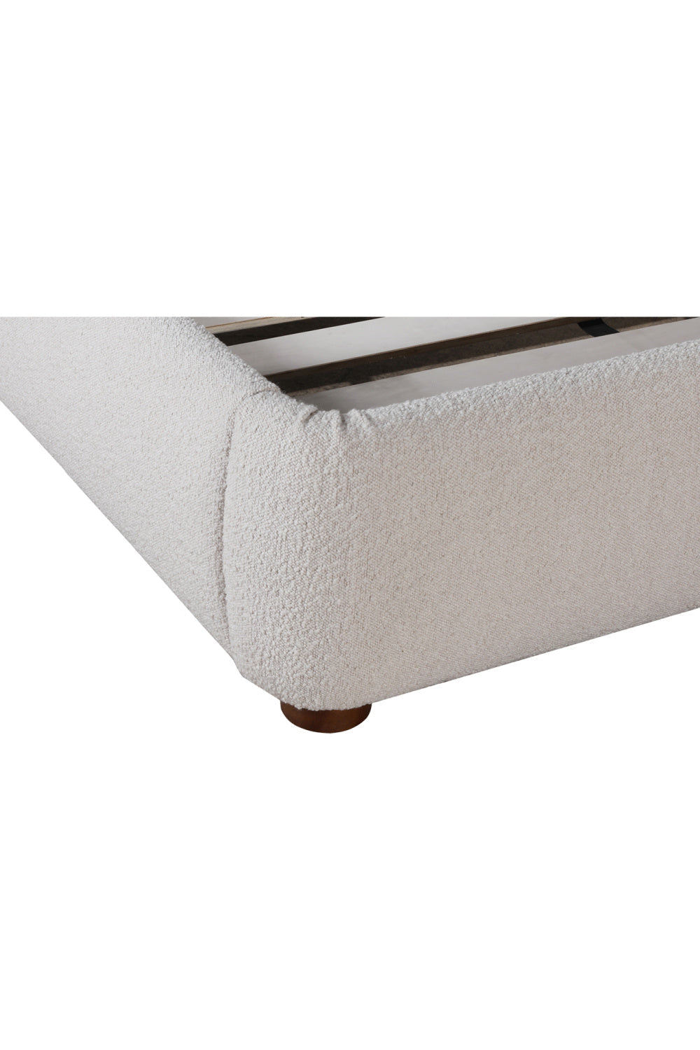 Modern European furniture - Cream Velvet King Bed - www.oroa.com
