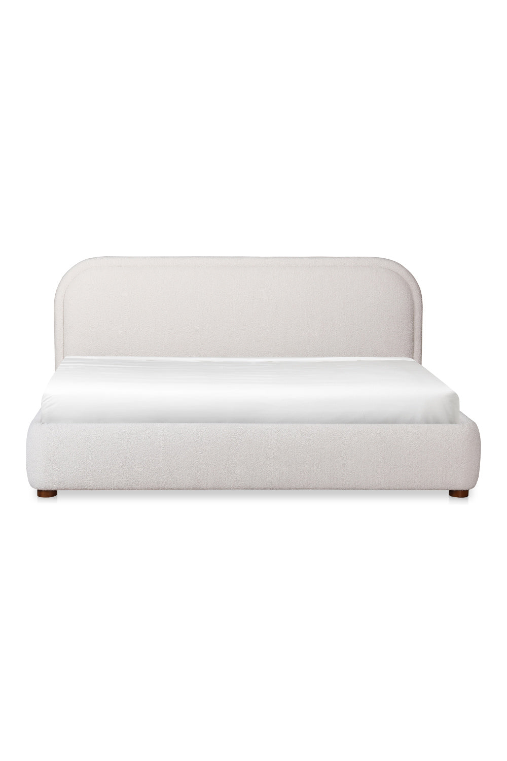 Modern European furniture - Cream Velvet King Bed - www.oroa.com