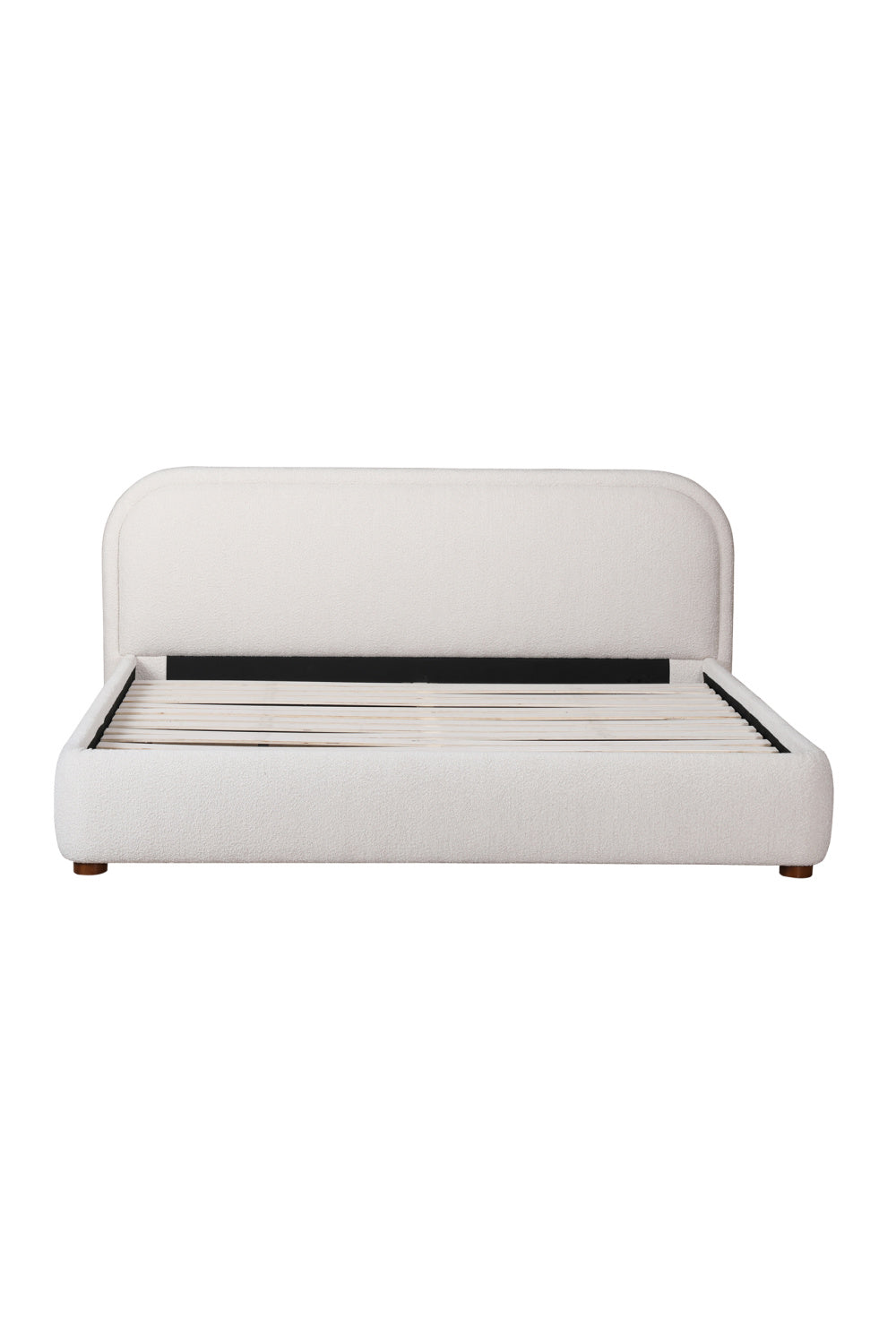 Modern European furniture - Cream Velvet King Bed - www.oroa.com