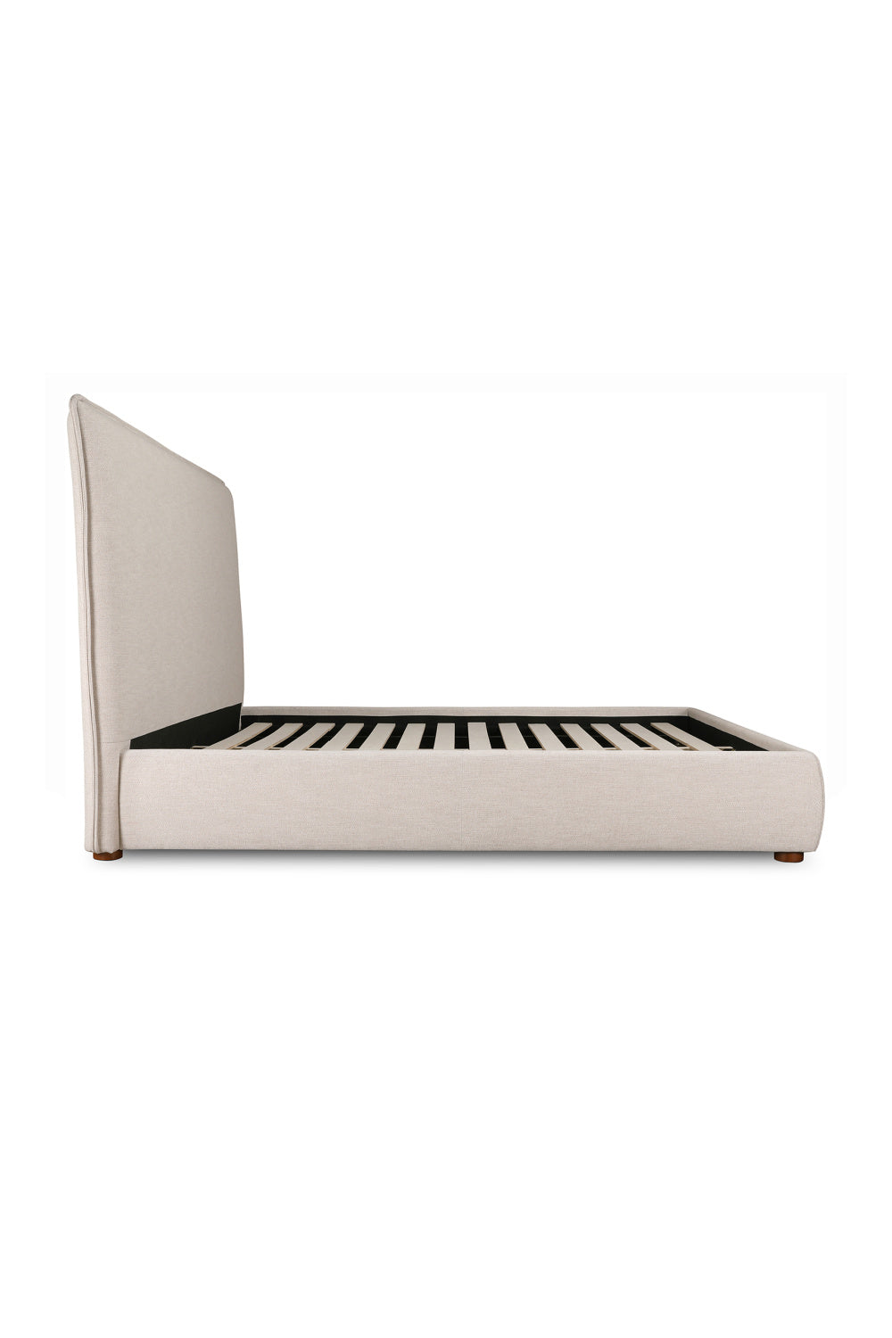 Modern European furniture - Beige Linen Blend Bed - www.oroa.com