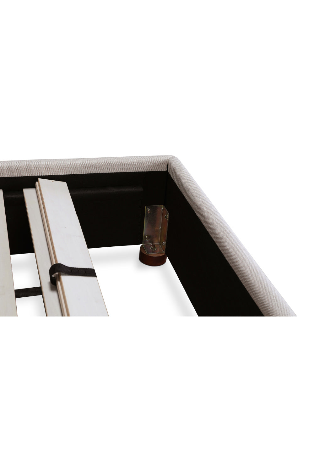 Modern European furniture - Beige Linen Blend Bed - www.oroa.com