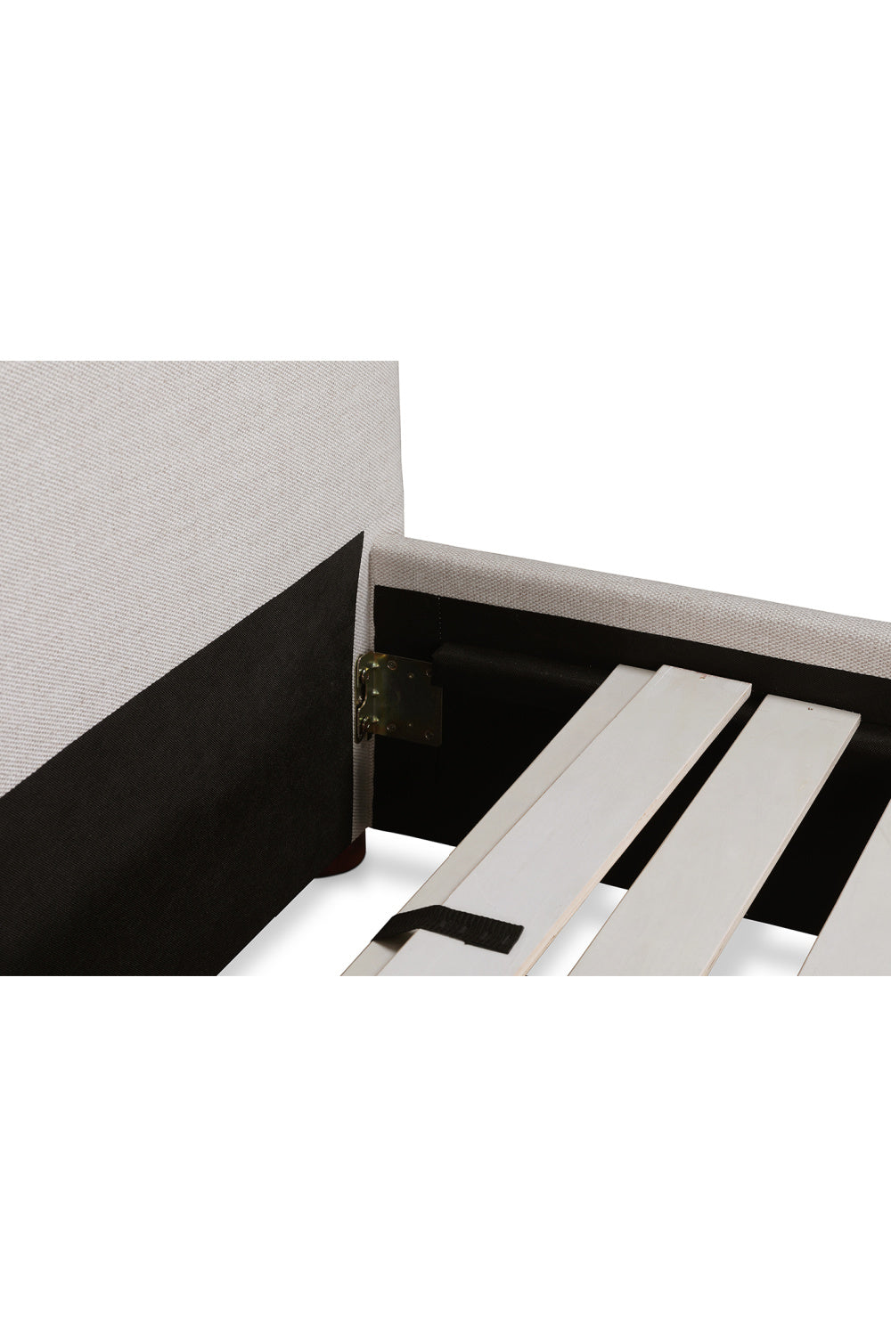Modern European furniture - Beige Linen Blend Bed - www.oroa.com