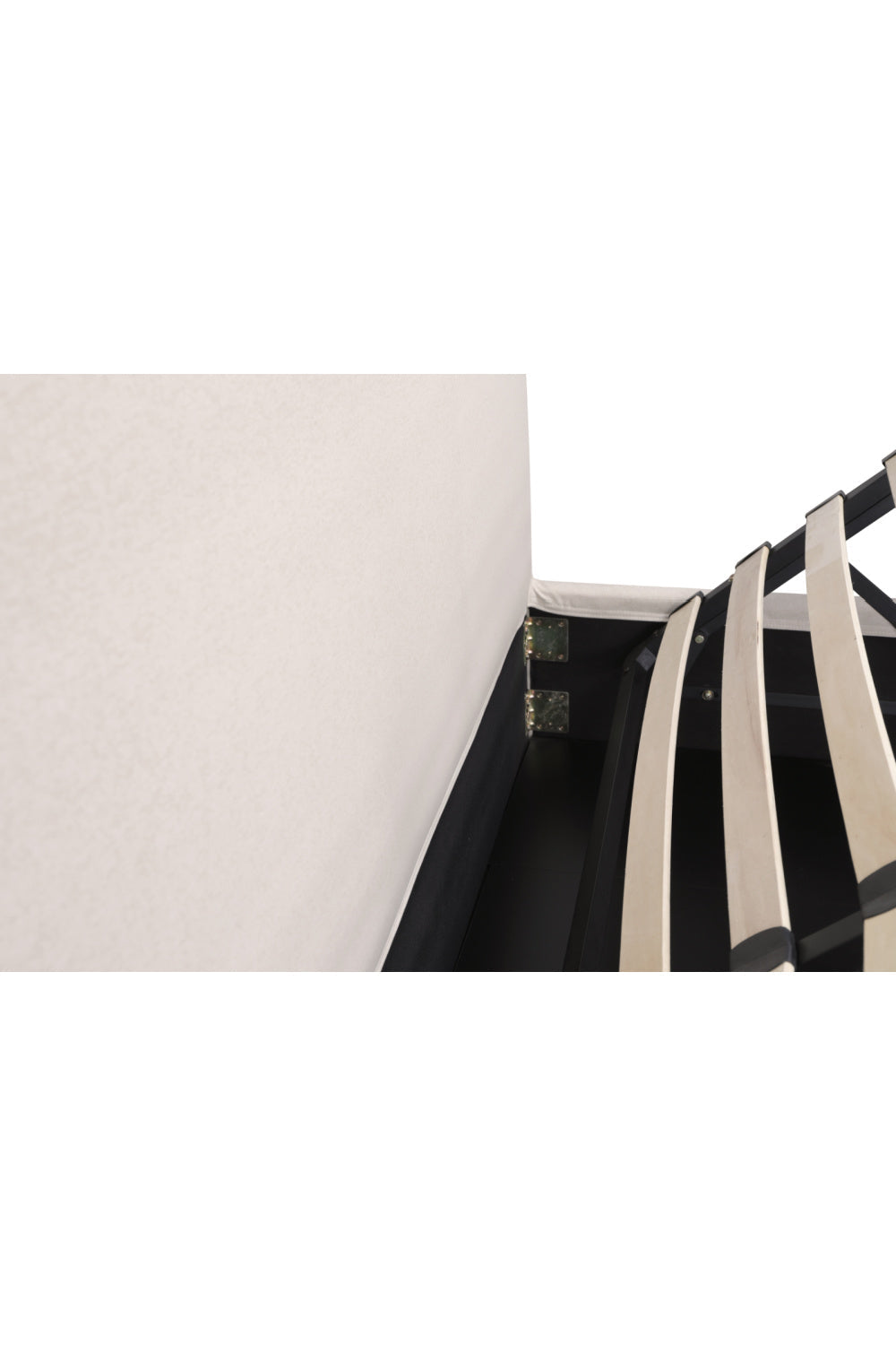 Modern European furniture - Cream Storage Bed - www.oroa.com