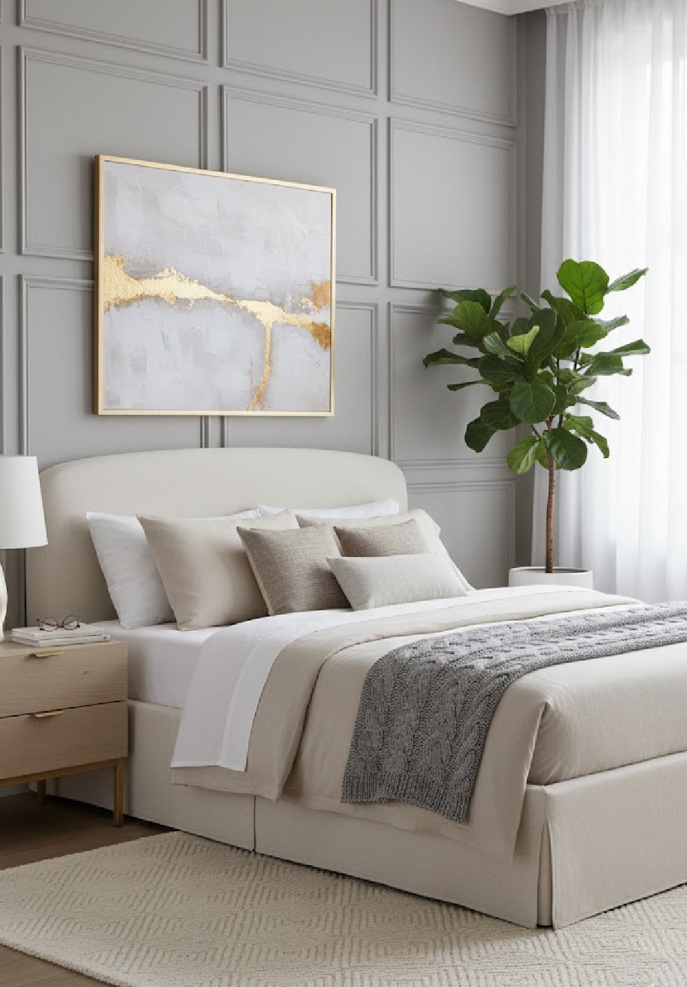 Modern European furniture - Cream Storage Bed - www.oroa.com