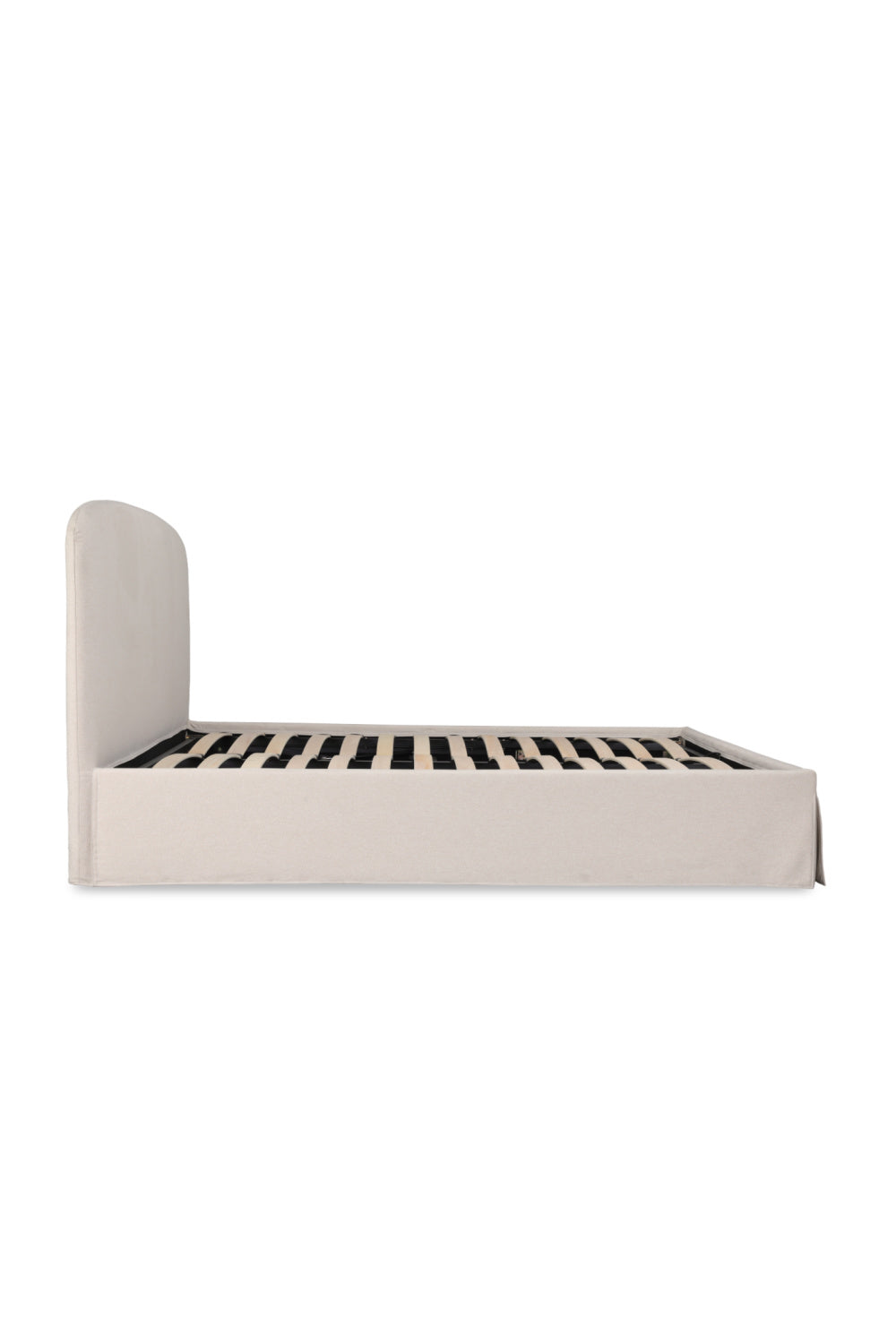 Modern European furniture - Cream Storage Bed - www.oroa.com