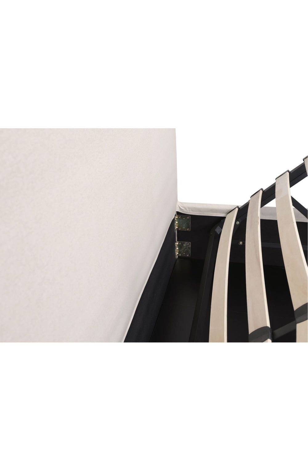 Modern European furniture - Cream Storage Bed - www.oroa.com