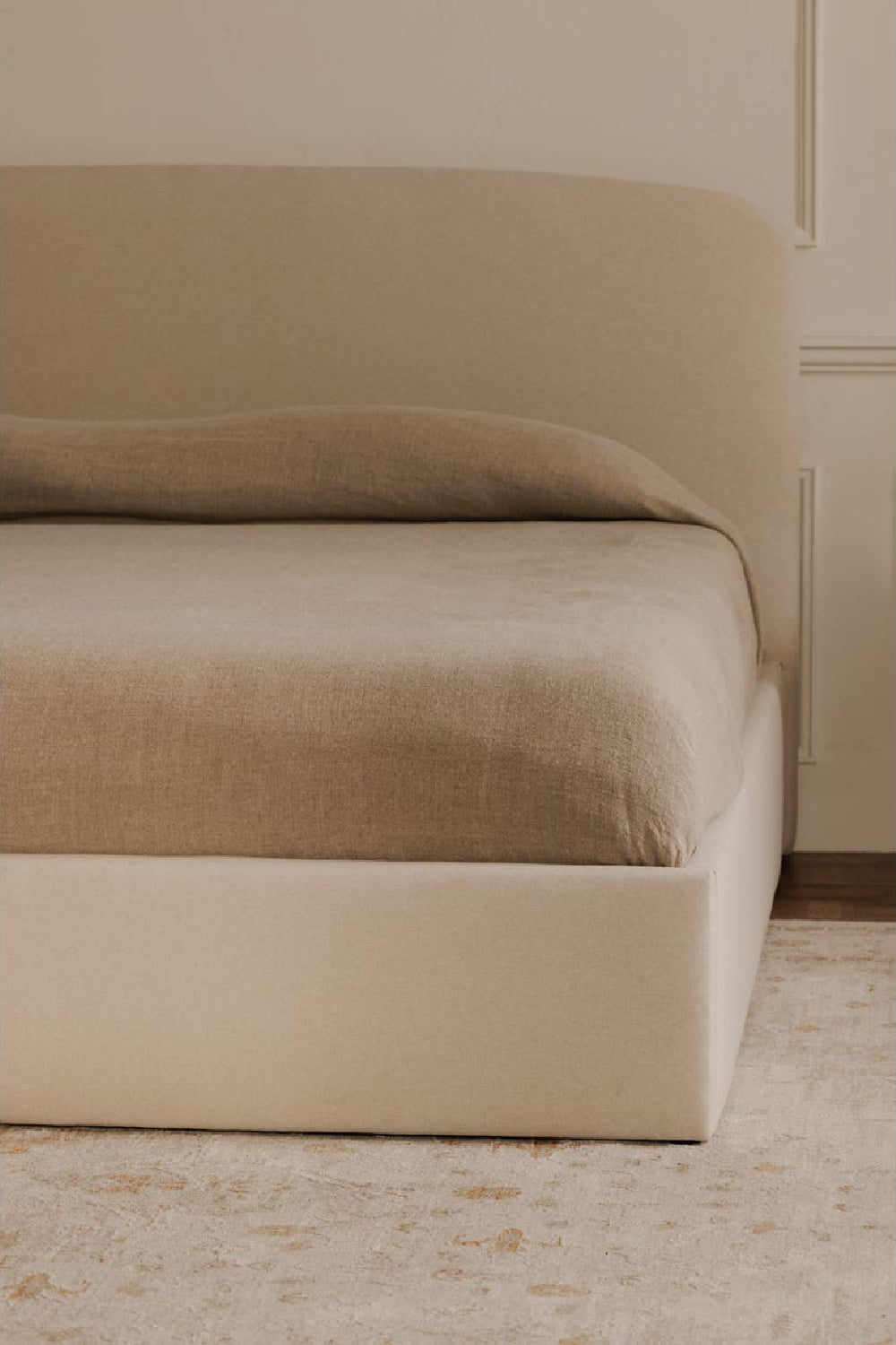 Modern European furniture - Cream Storage Bed - www.oroa.com
