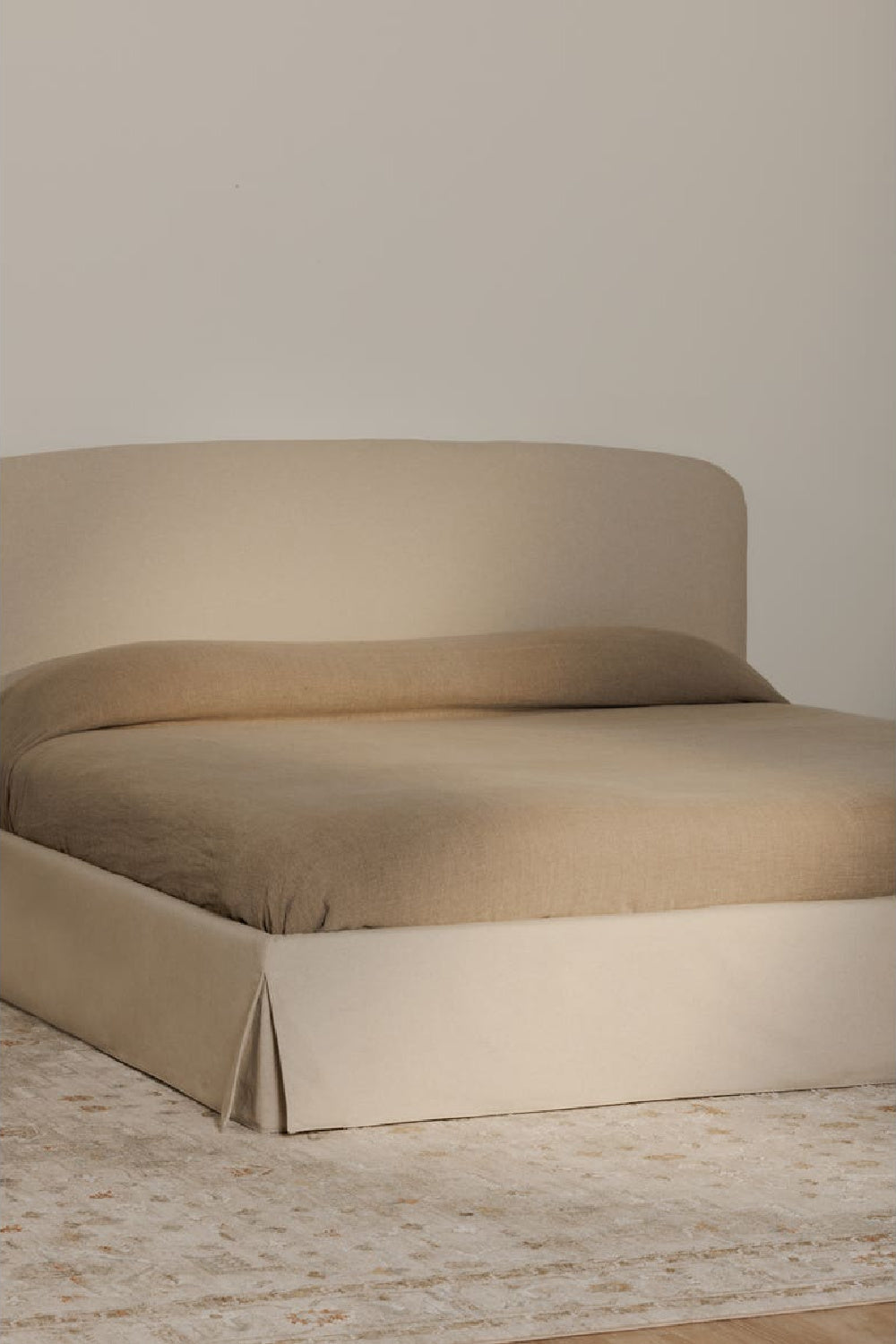 Modern European furniture - Cream Storage Bed - www.oroa.com