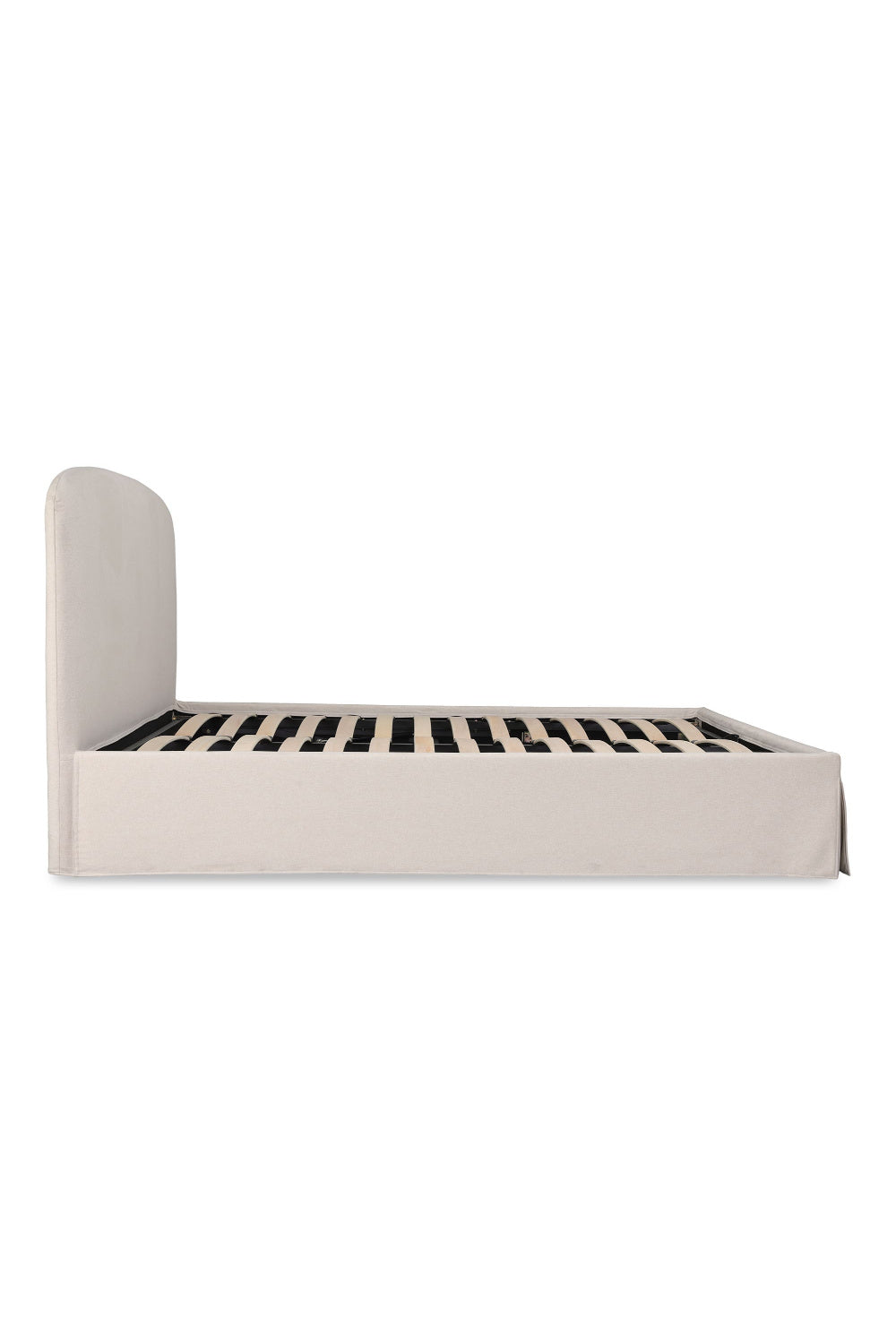 Modern European furniture - Cream Storage Bed - www.oroa.com