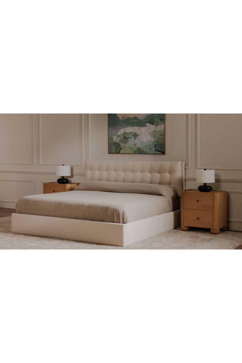 Modern European furniture - Tufted Storage Bed - www.oroa.com