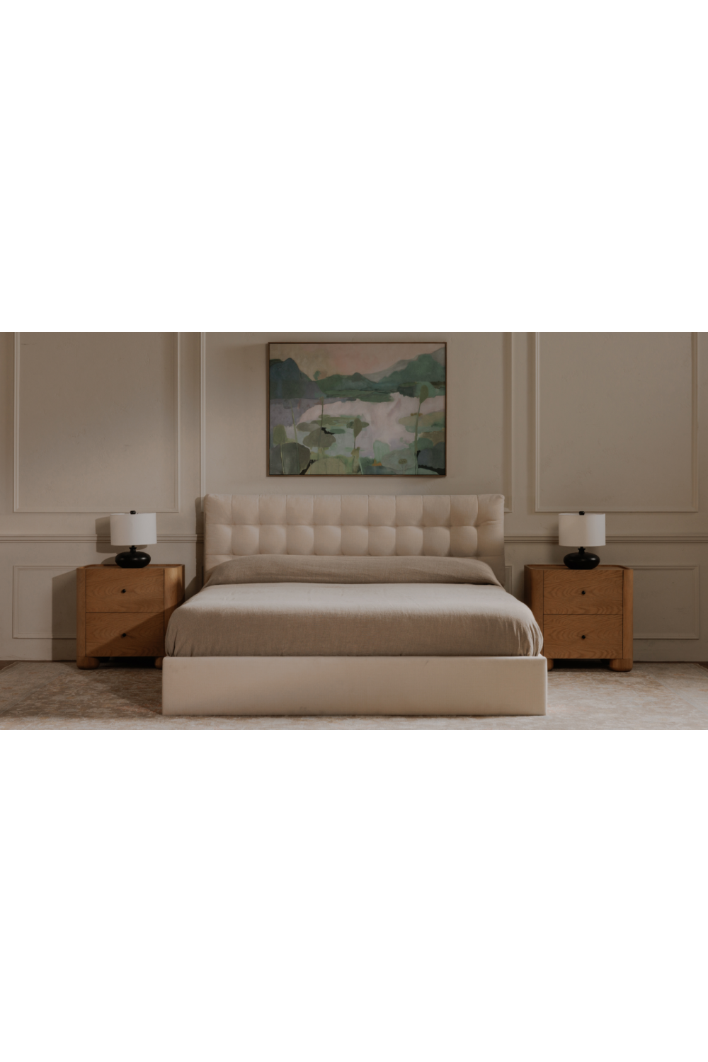 Modern European furniture - Tufted Storage Bed - www.oroa.com