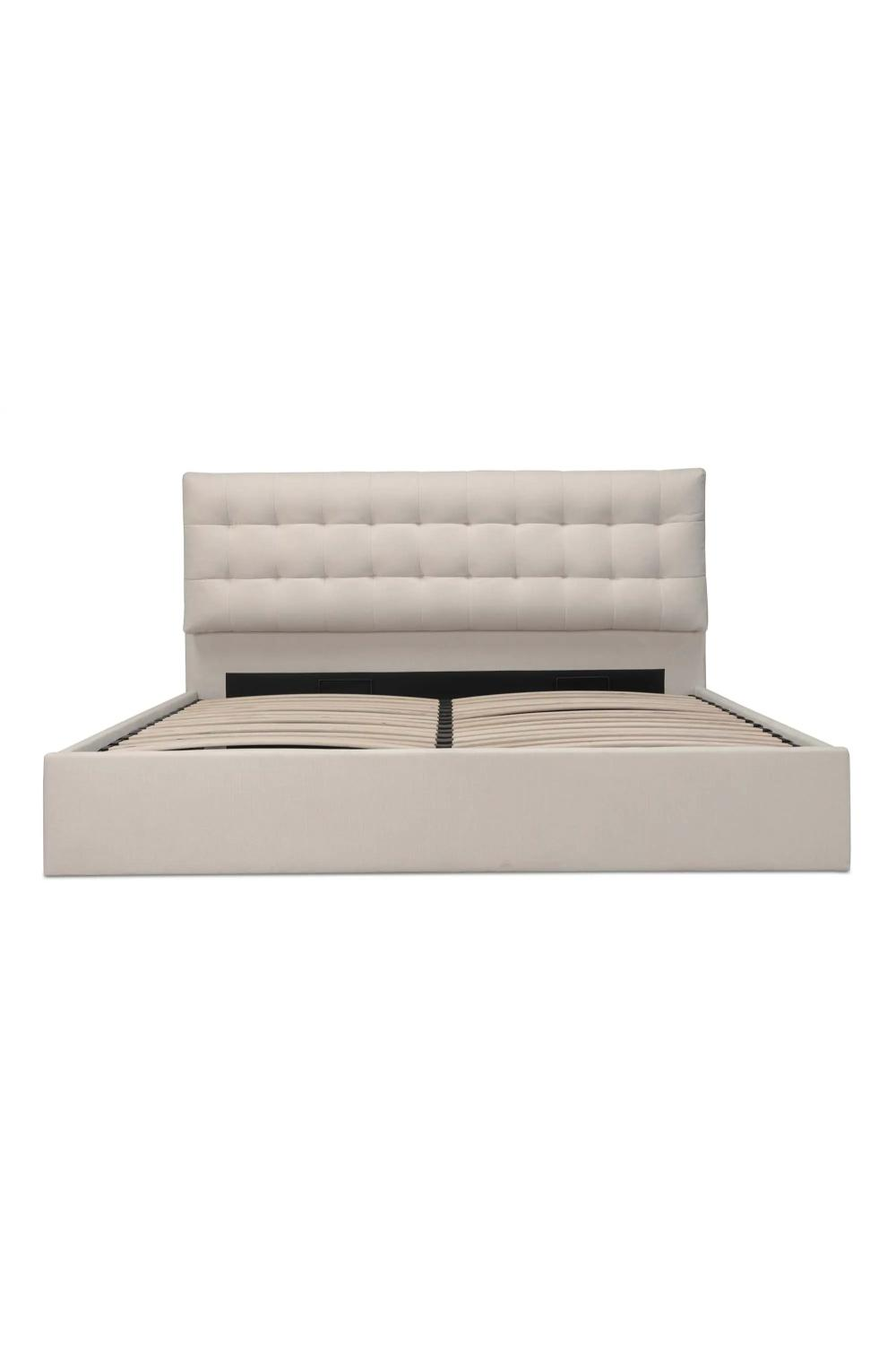Modern European furniture - Tufted Storage Bed - www.oroa.com